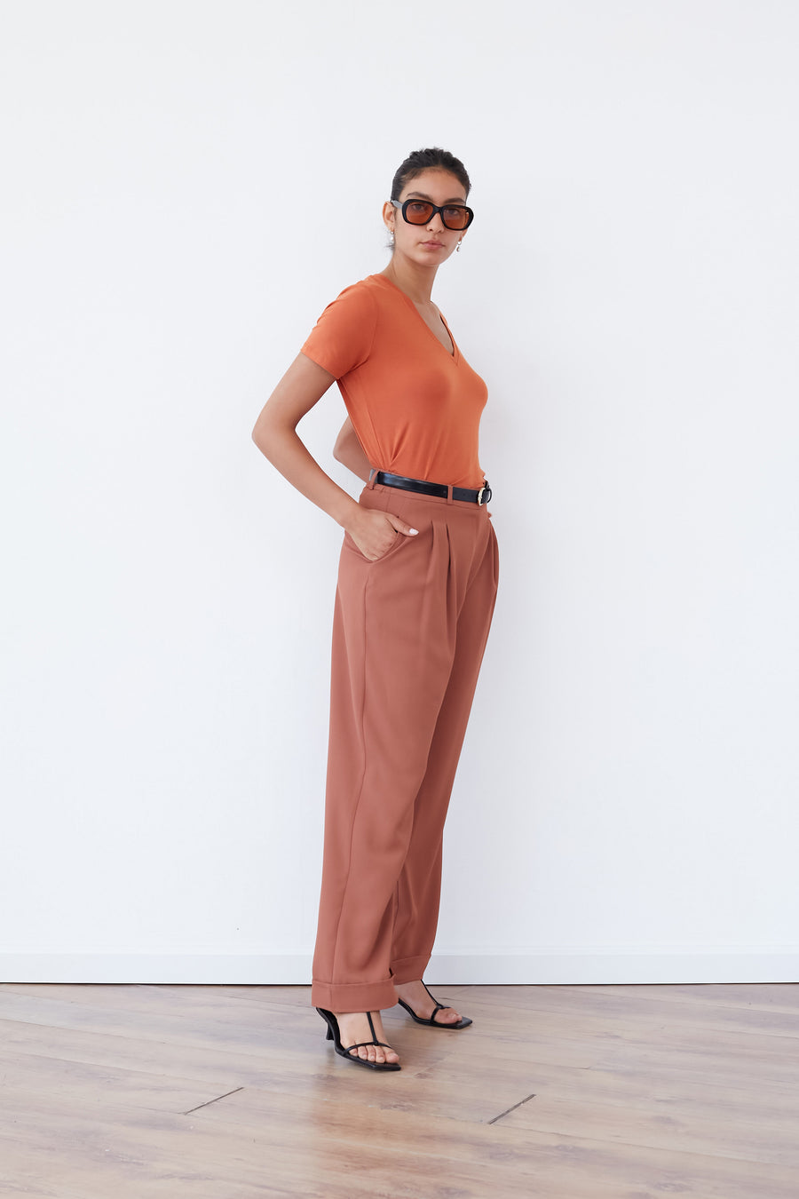 SUNSET TROUSERS BROWN