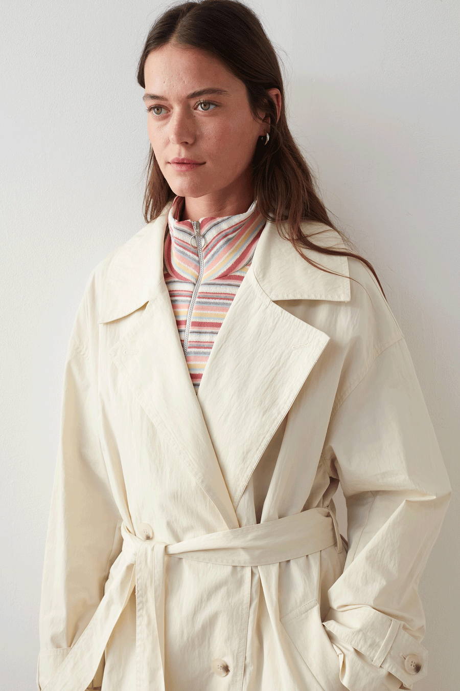 ANY-TIME TRENCH COAT VANILLA