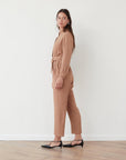 TIMELESS JUMPSUIT CAMEL