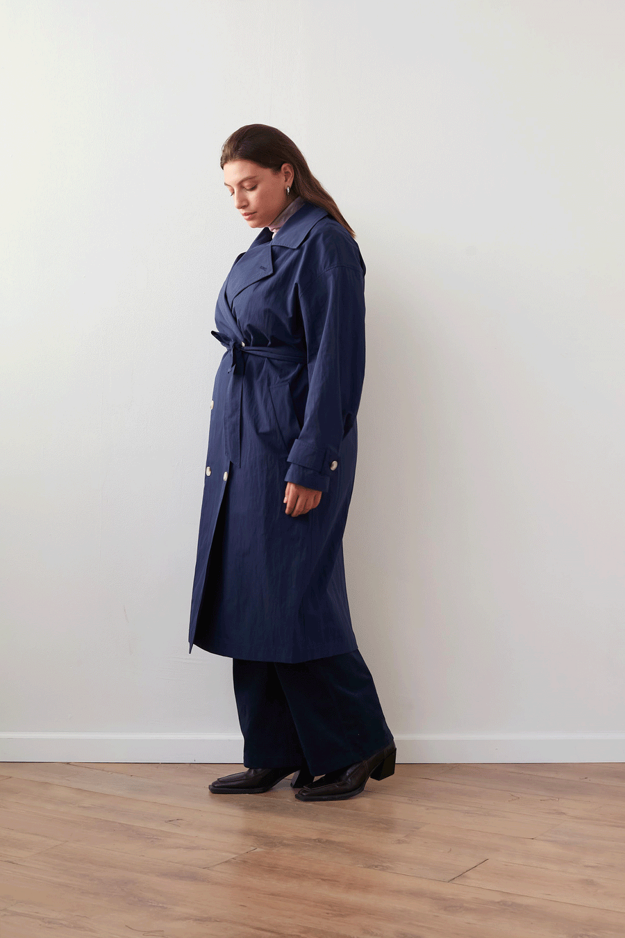 ANY-TIME TRENCH COAT NAVY