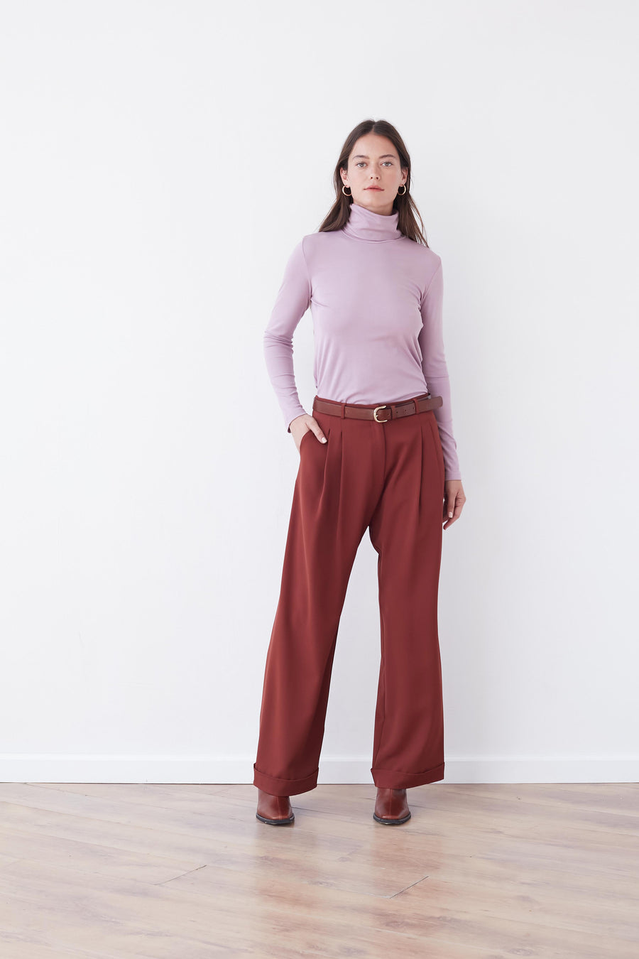 SUNSET TROUSERS BRICK