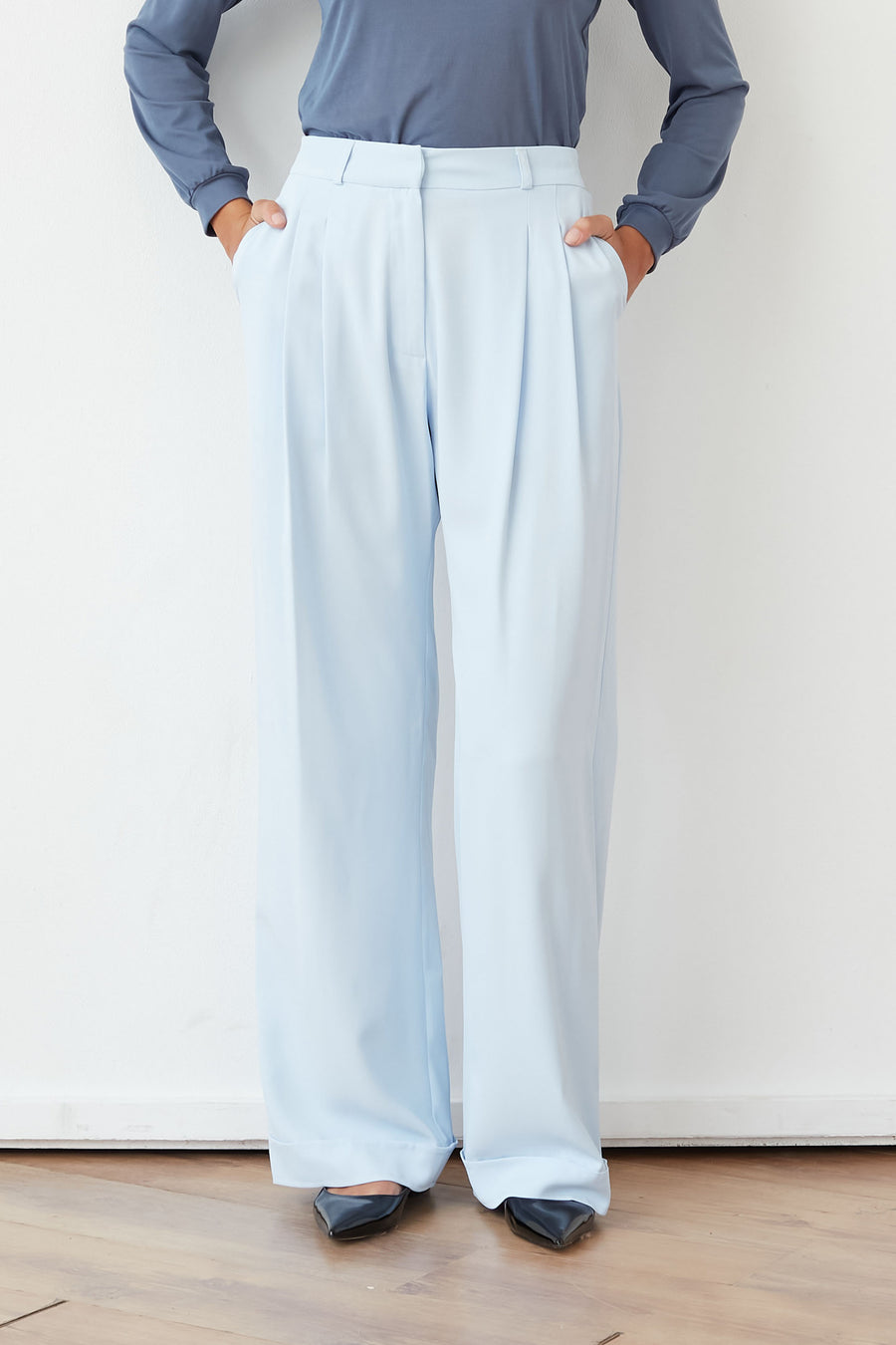 SMEE TROUSERS LIGHT BLUE