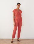 MONET JUMPSUIT CORAL