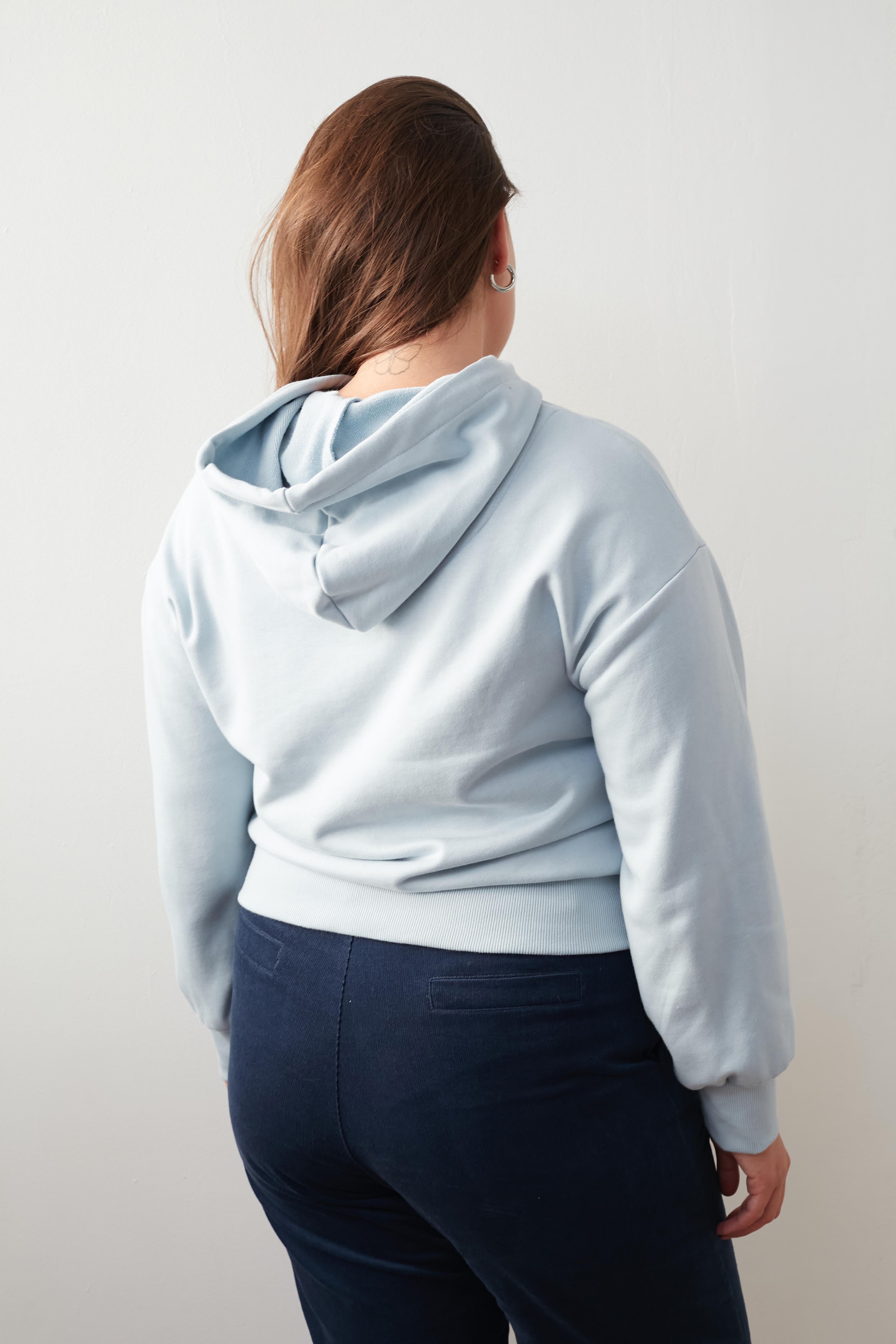 DESTINY PATCHED HOODIE LIGHT BLUE