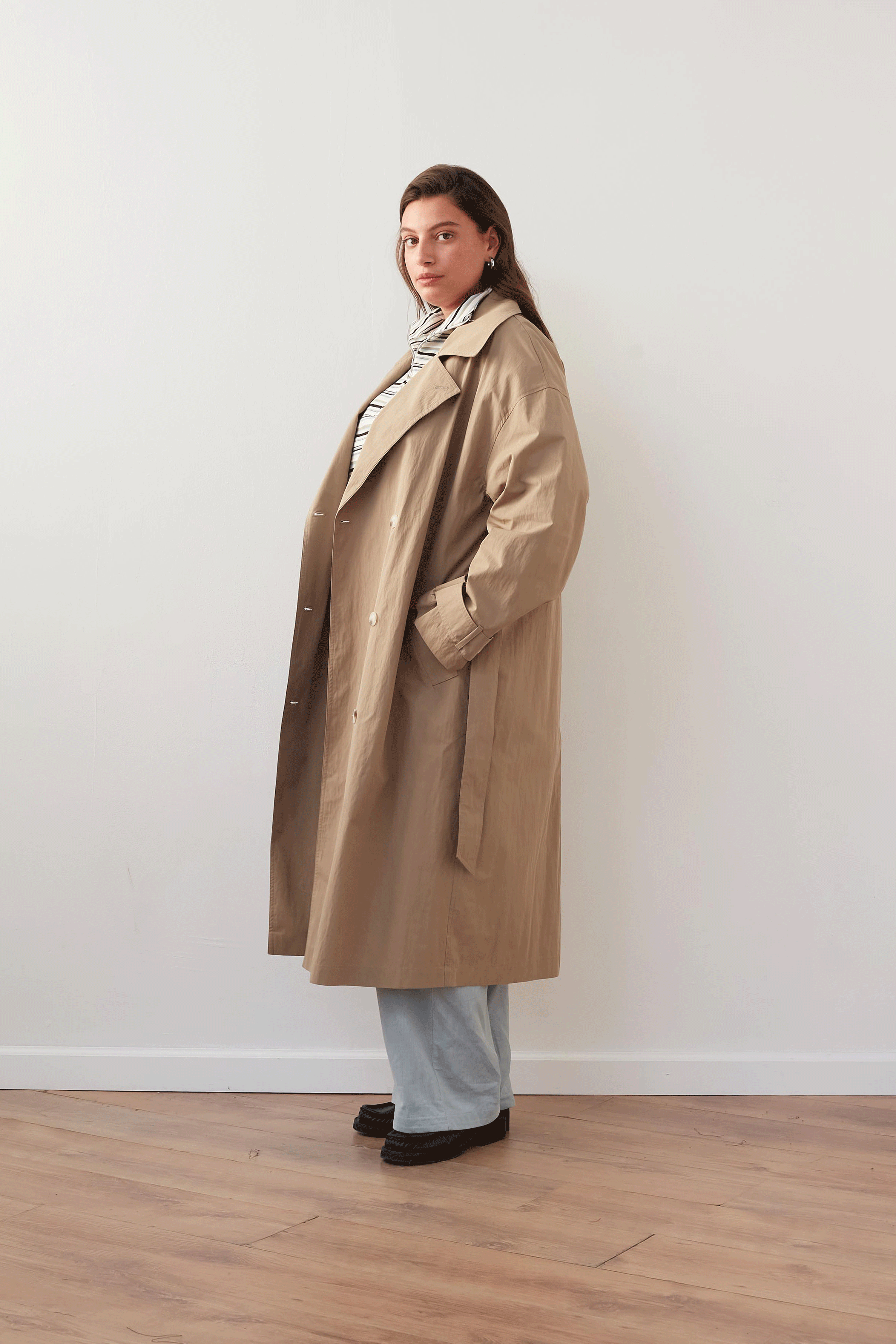 ANY-TIME TRENCH COAT CAMEL