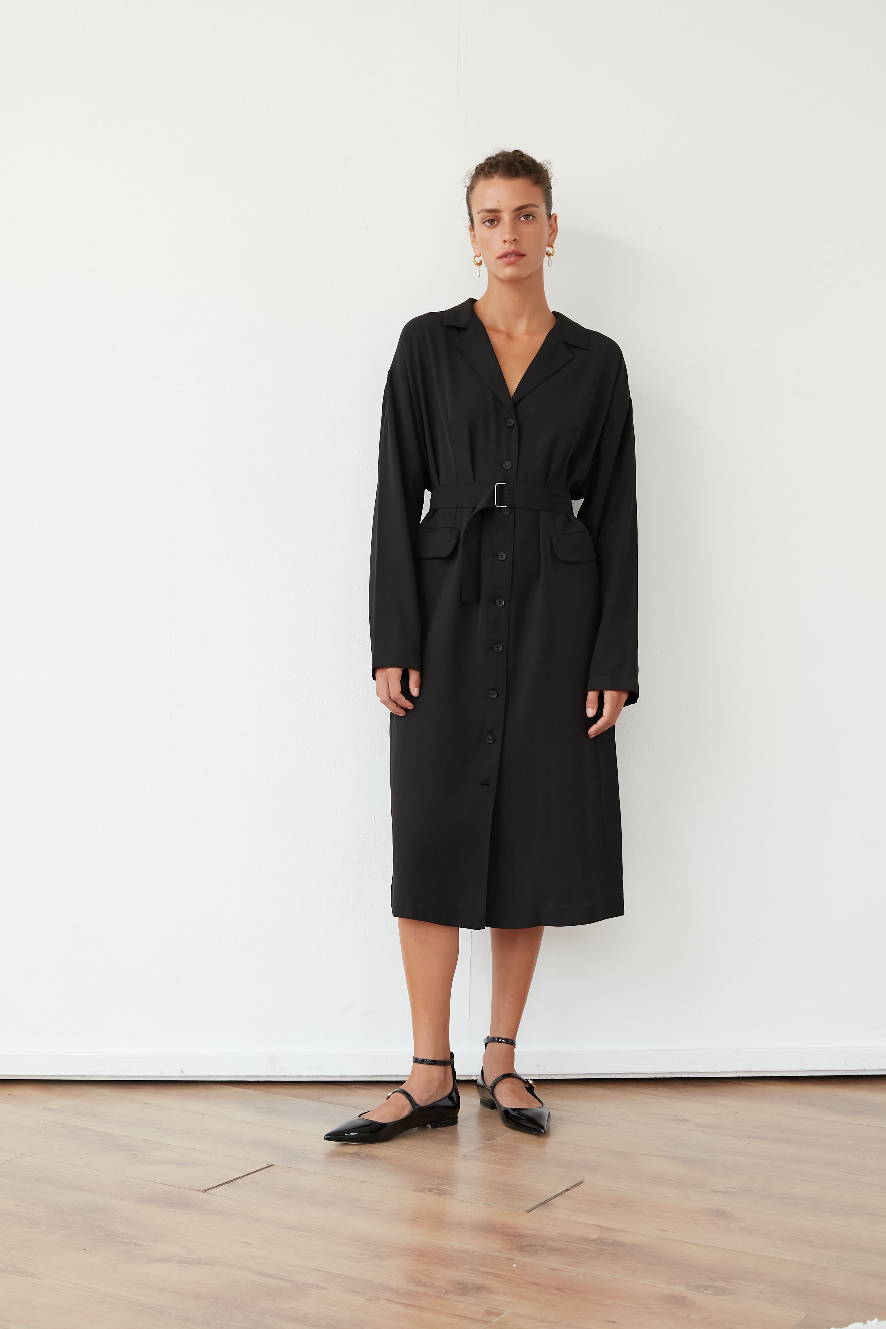 SMEE JACKET DRESS BLACK