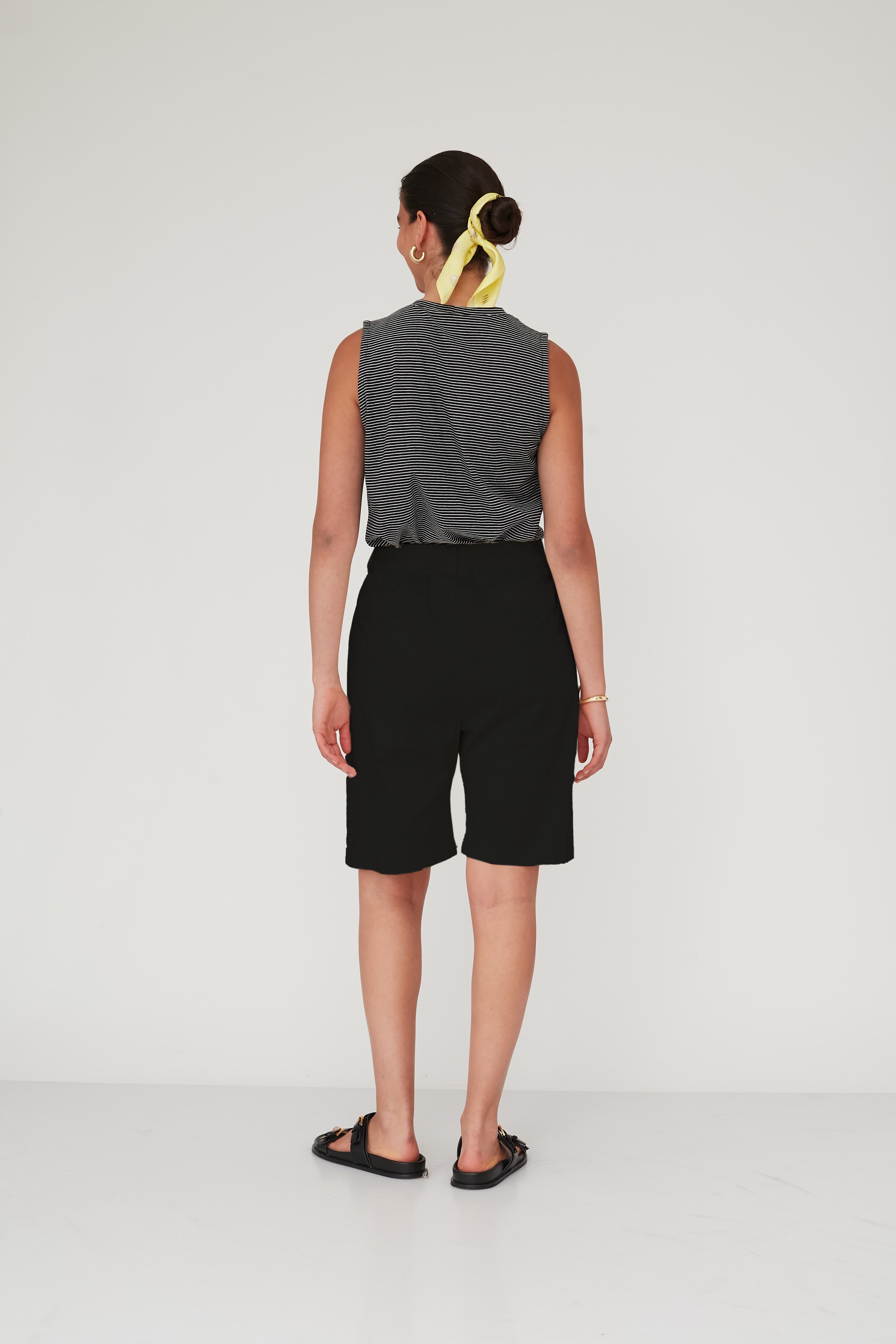 GOOD COTTON BERMUDA BLACK