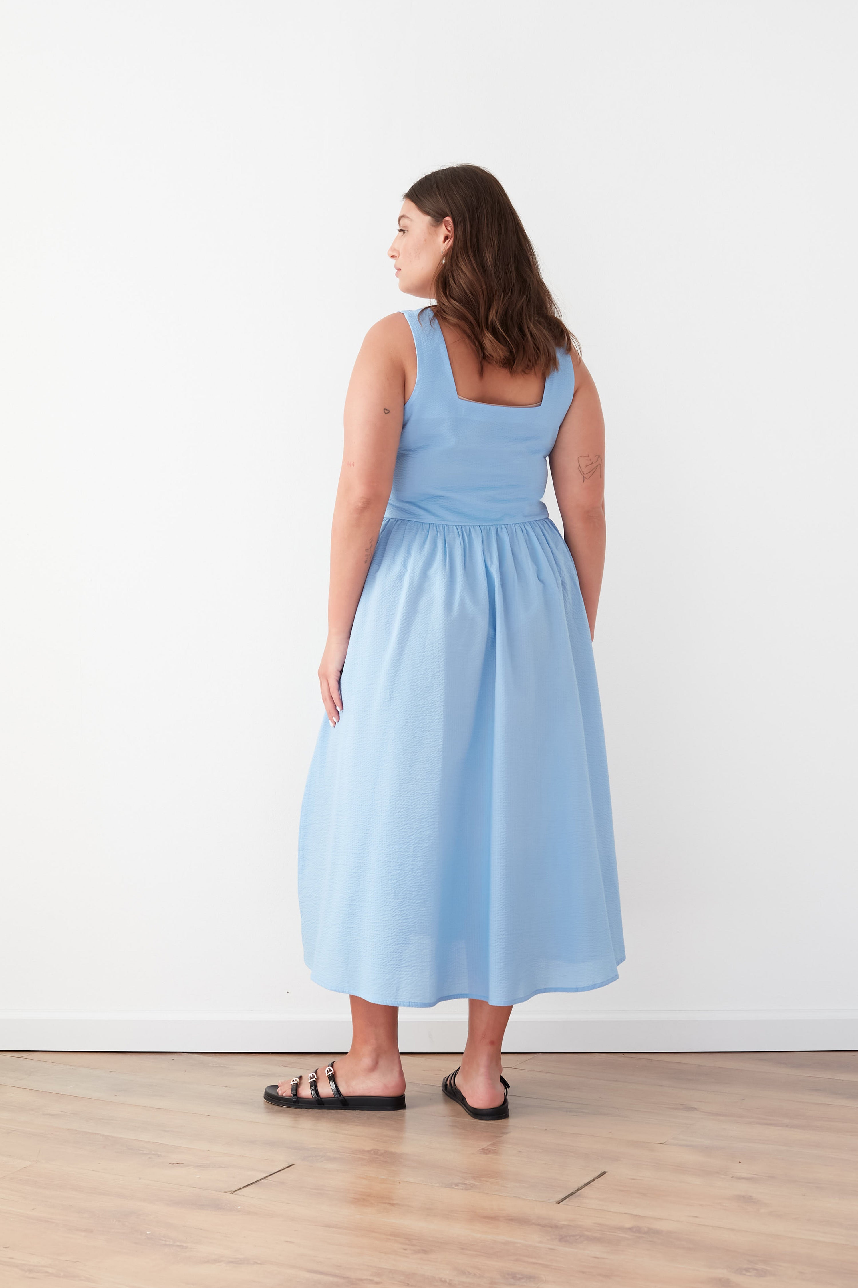 ISLA DRESS BLUE