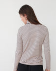 PAST STRIPE TOP PINK