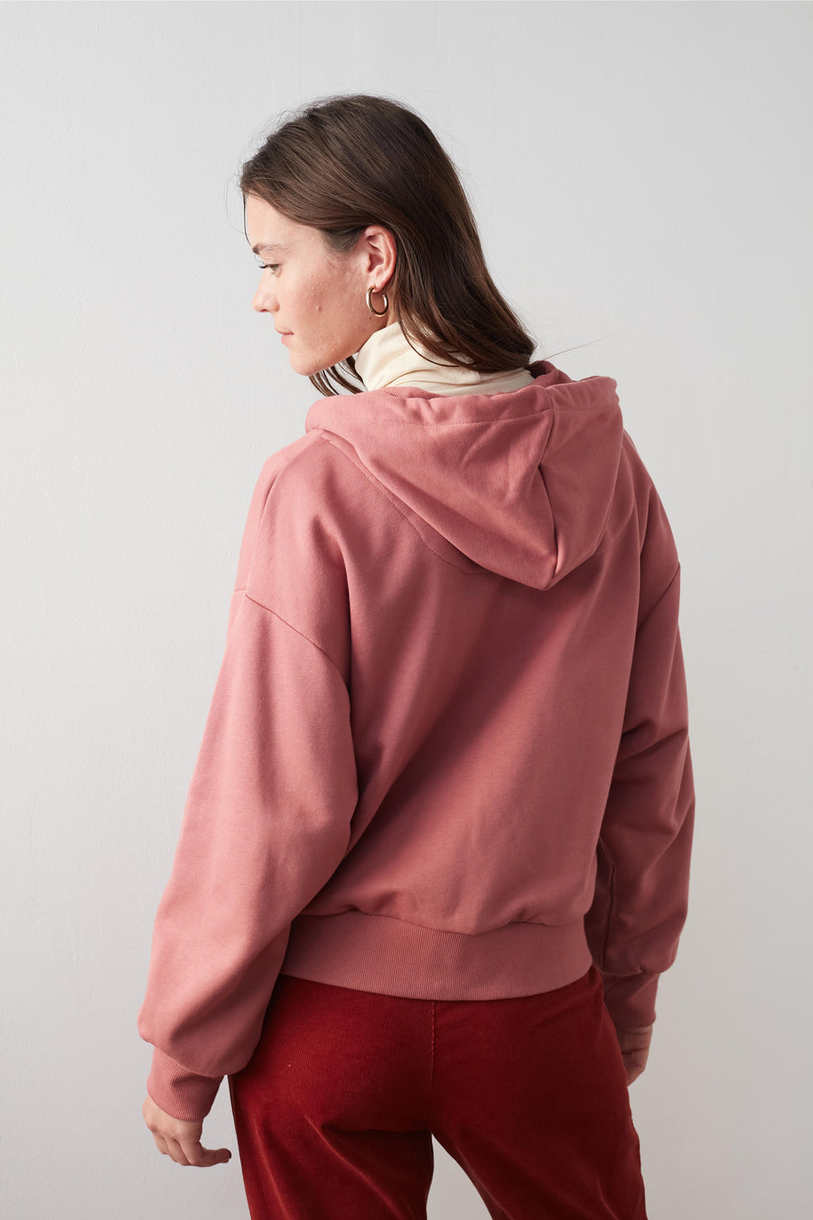 DESTINY PATCHED HOODIE PINK (30% OFF PRE ORDER PICK UP ONLY)