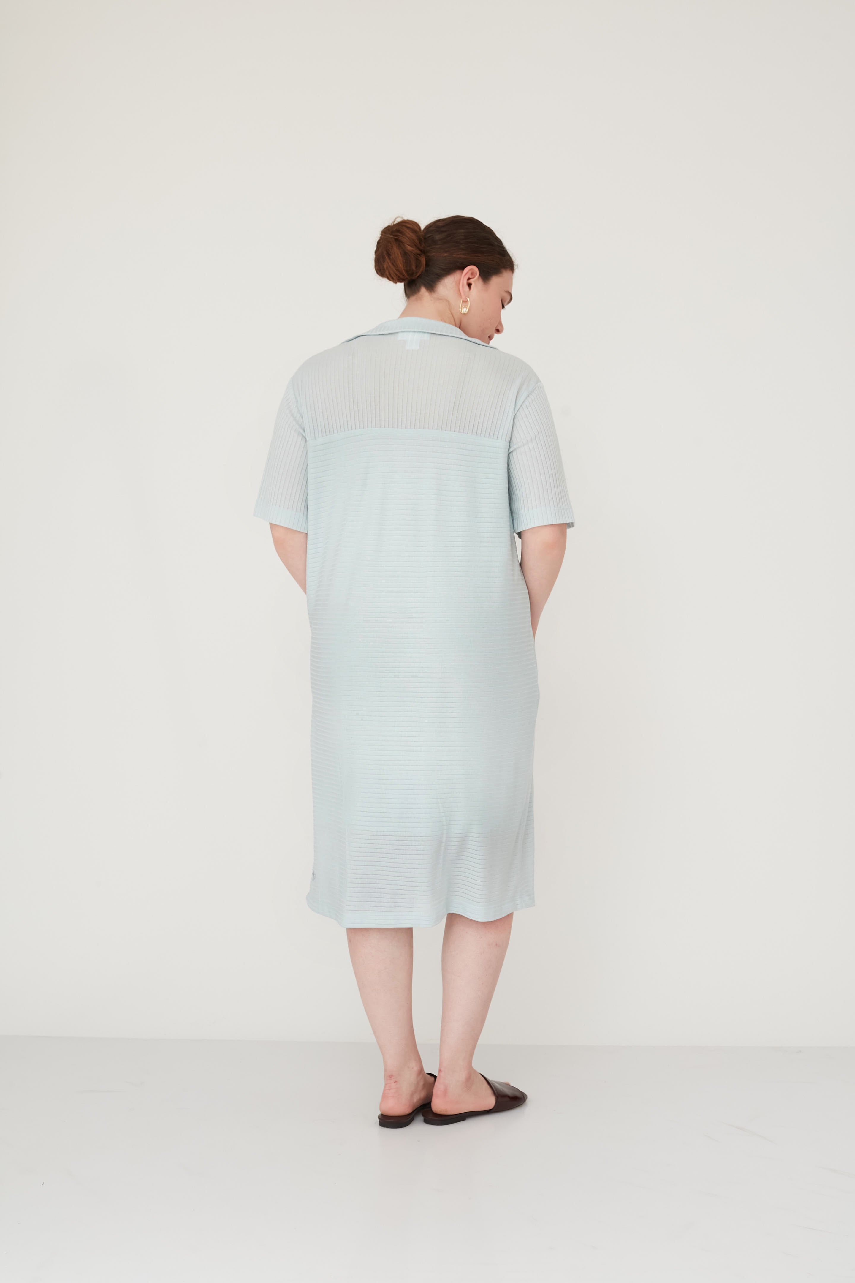 שמלת פולו SENSE תכלת