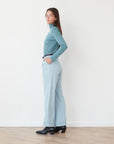 SUNSET TROUSERS SMOKY LIGHT BLUE