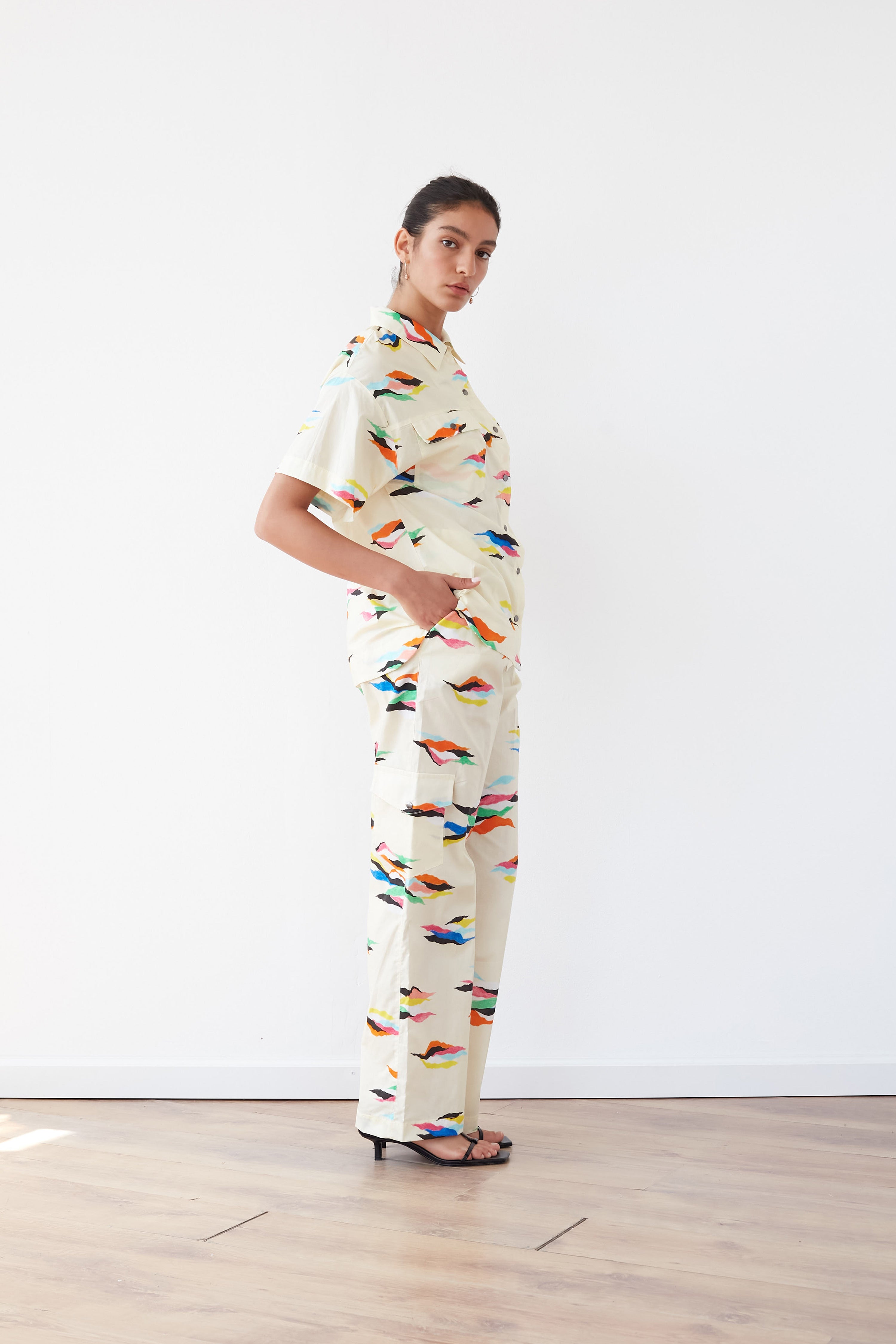 FEATHERS SHIRT VANILLA