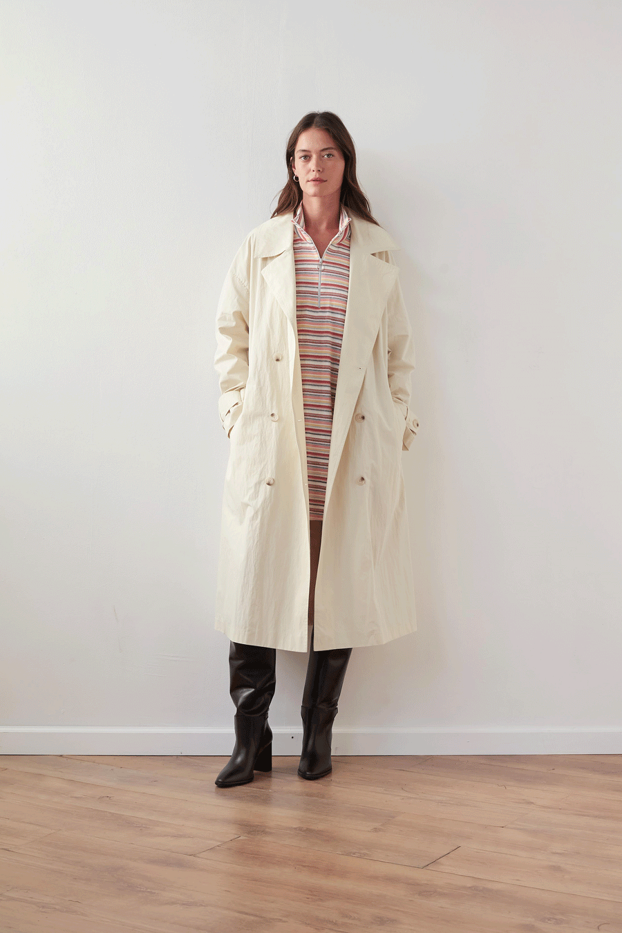 ANY-TIME TRENCH COAT VANILLA