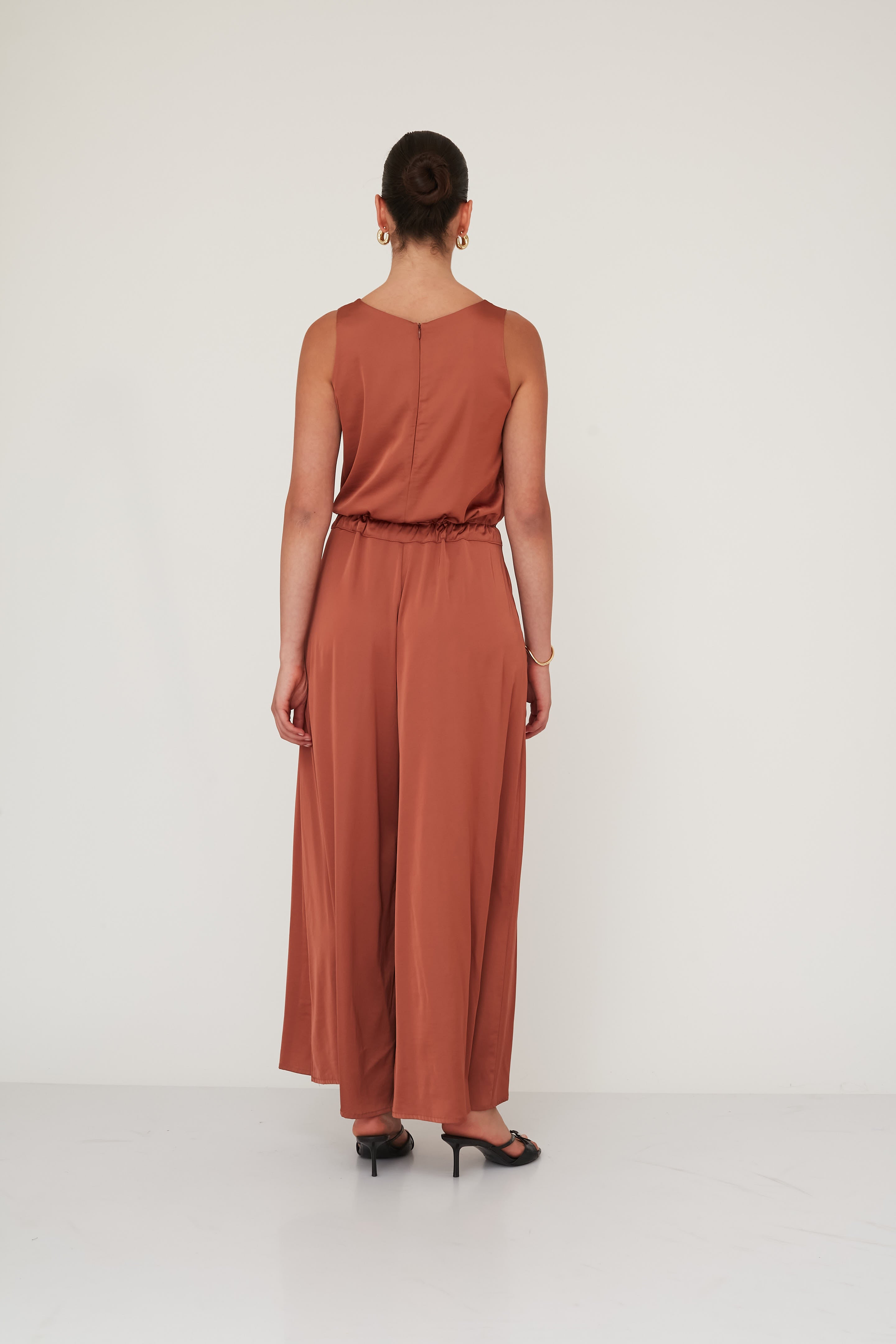 LIGHT JUMPSUIT BRICK