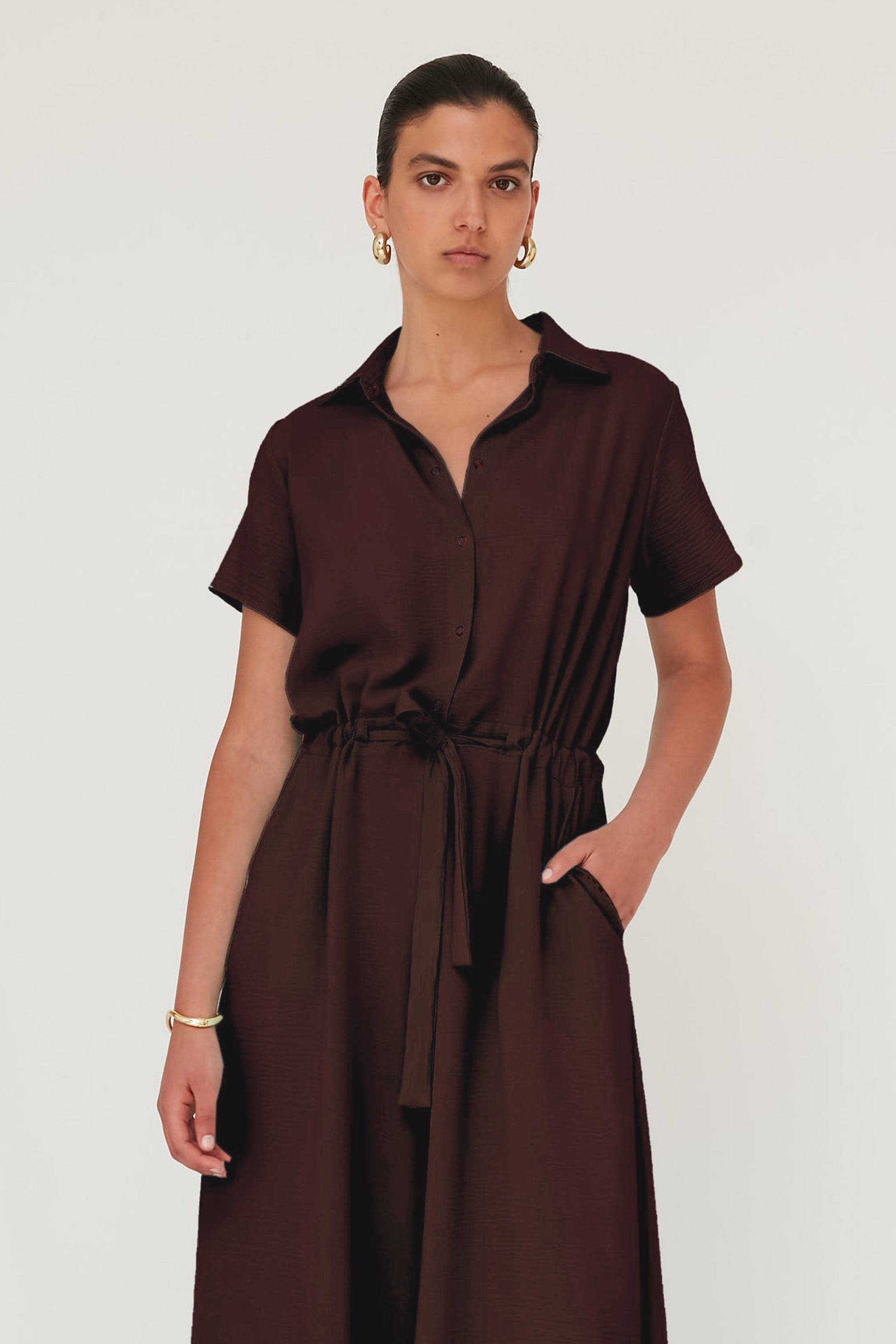 FOREVER JUMPSUIT BROWN