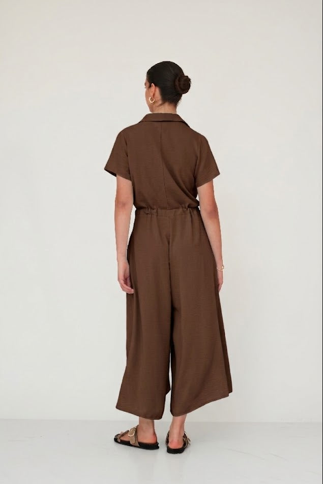 FOREVER JUMPSUIT BROWN