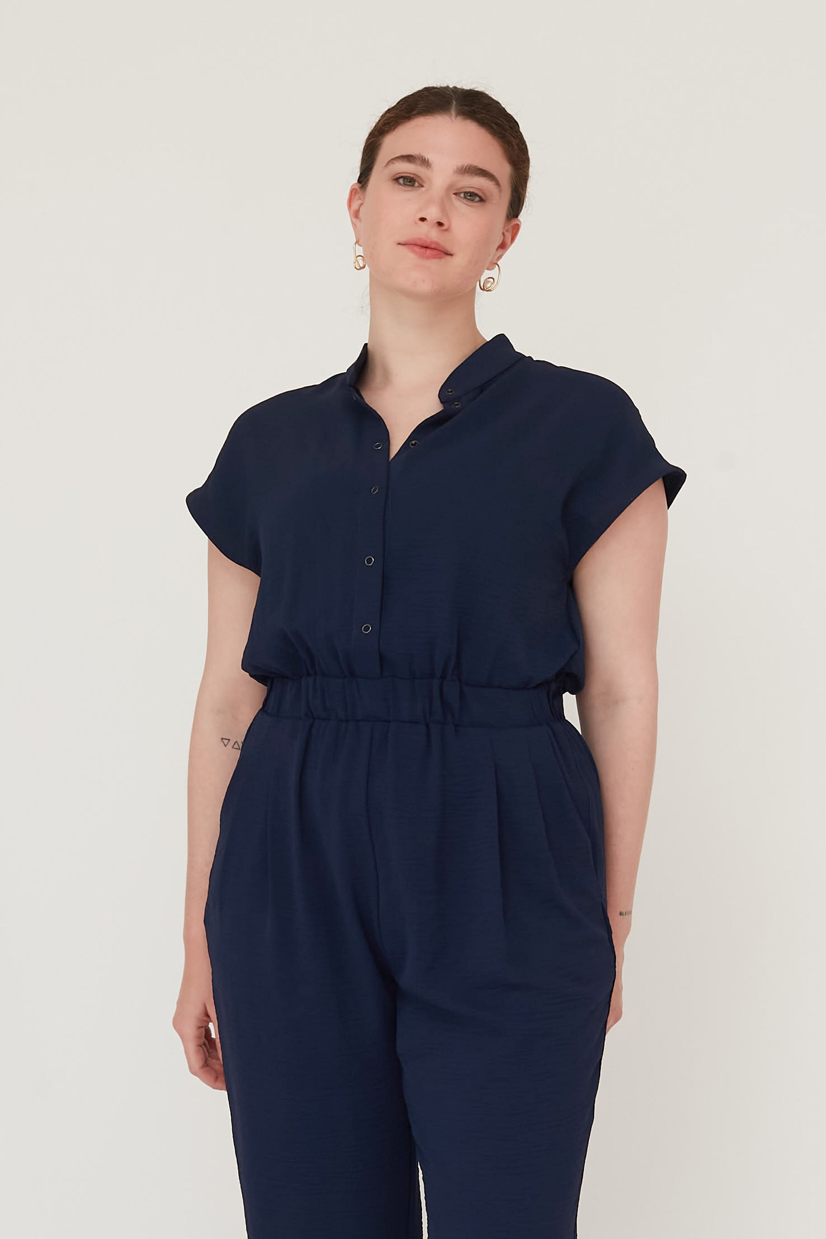 FOR GOOD JUMPSUIT NAVY