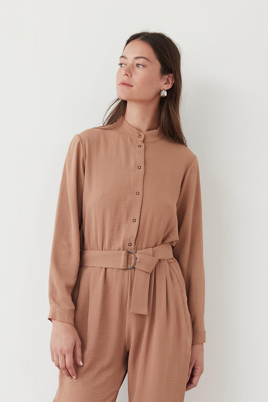 TIMELESS JUMPSUIT CAMEL