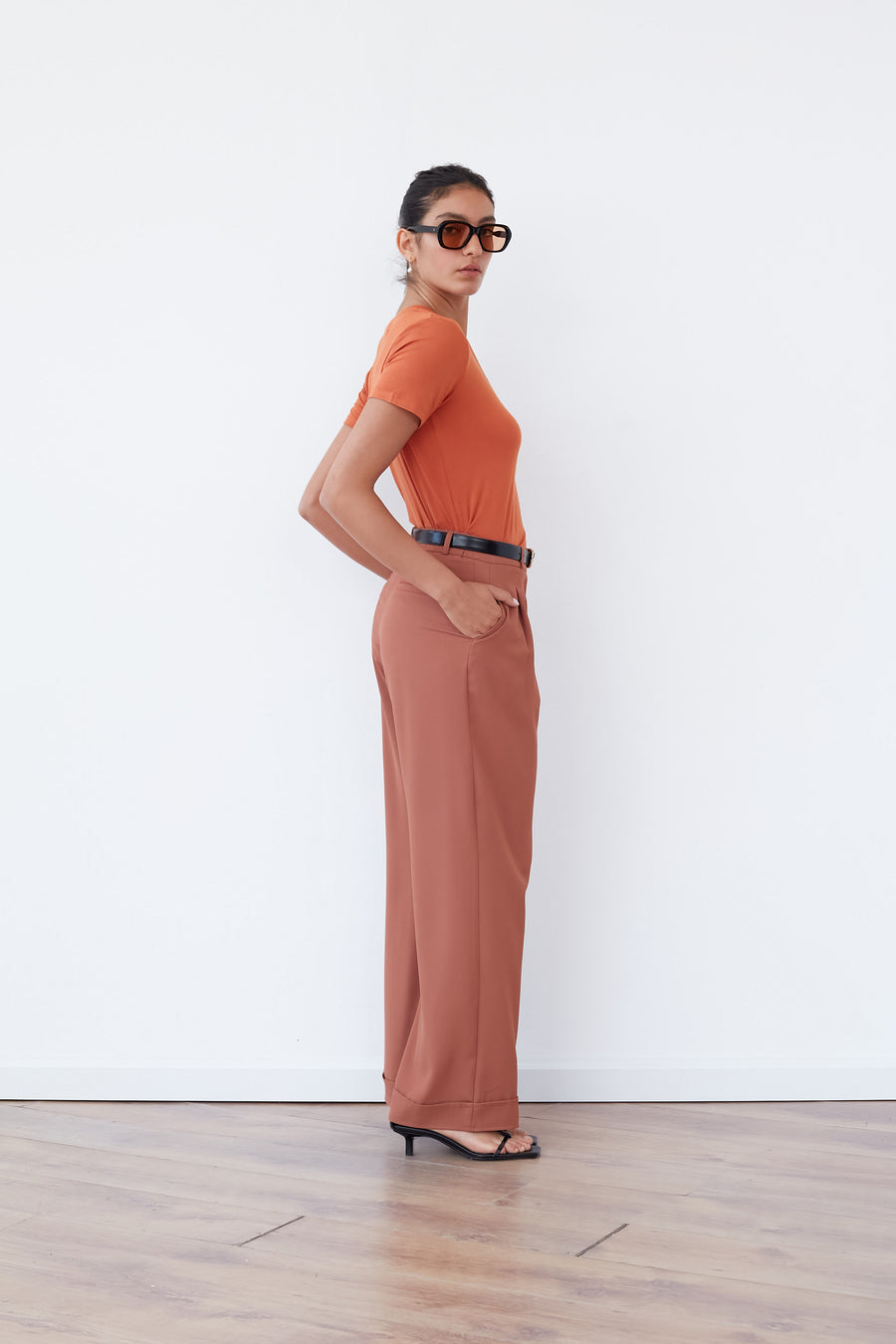 SUNSET TROUSERS BROWN