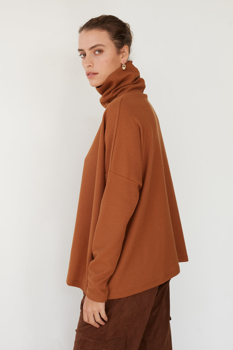 ALL MY HEART SQ TOP CAMEL