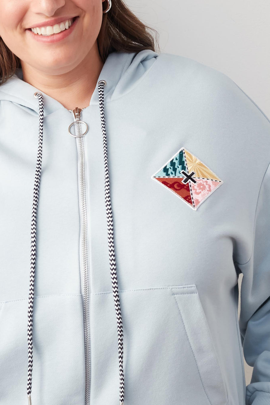 DESTINY PATCHED HOODIE LIGHT BLUE (30% OFF PRE ORDER PICK UP ONLY)