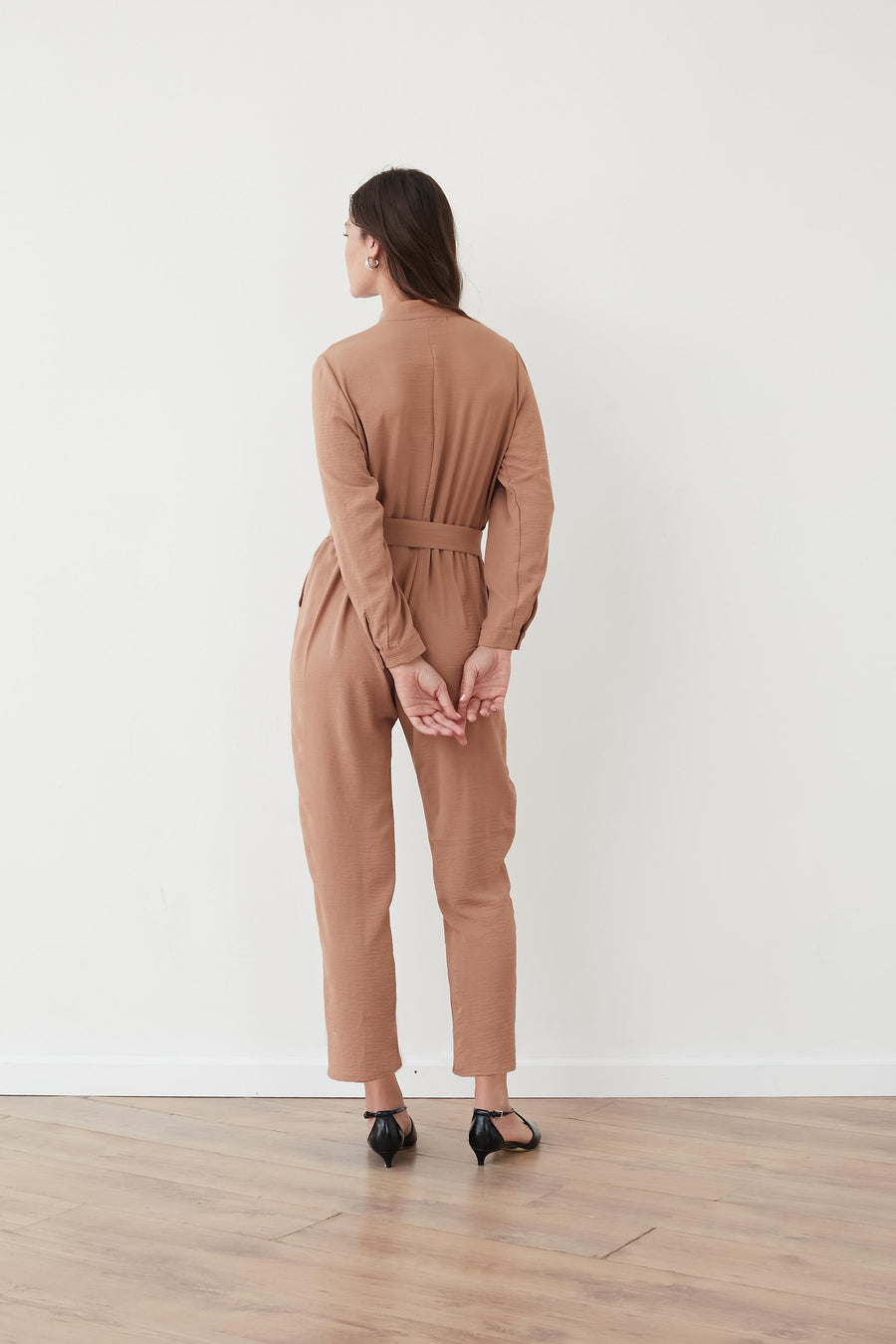 TIMELESS JUMPSUIT CAMEL