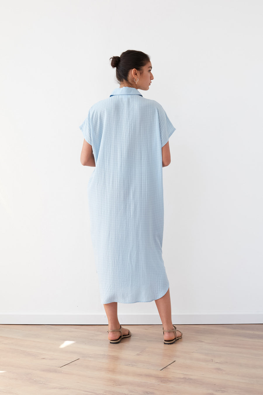 NIA DRESS LIGHT BLUE