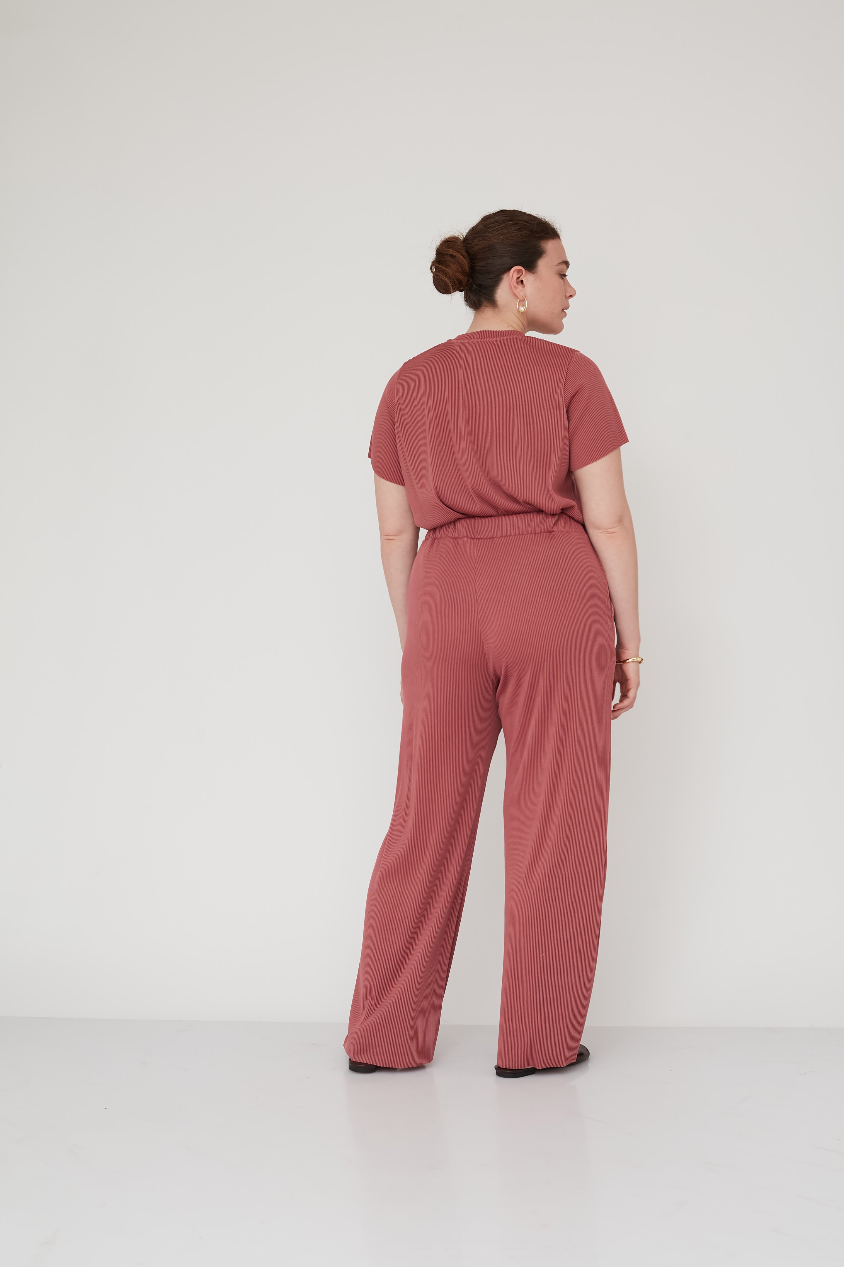 מכנס פליסה DEEP ורוד