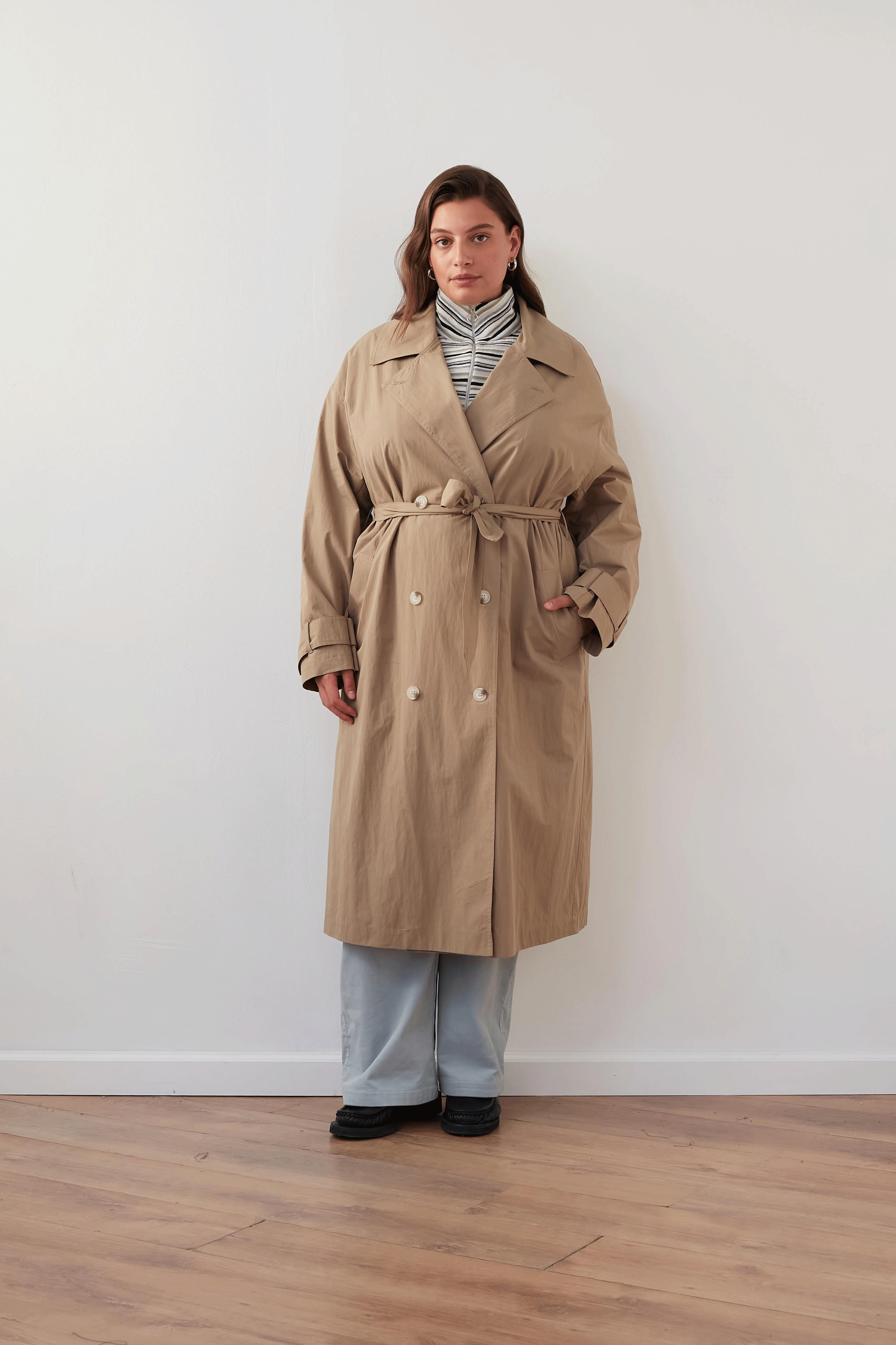ANY-TIME TRENCH COAT CAMEL