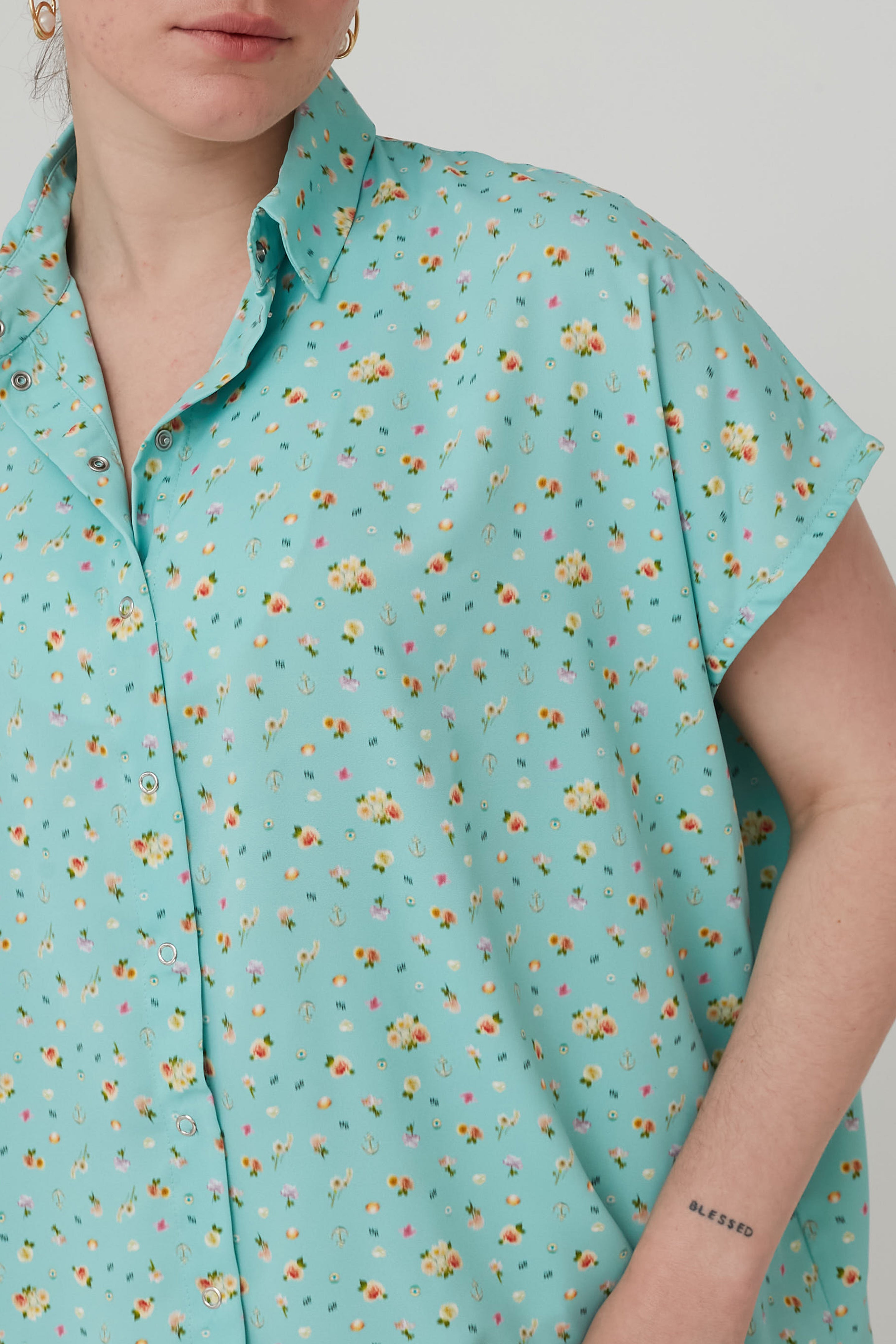 SURREAL SQ DRESS MINT