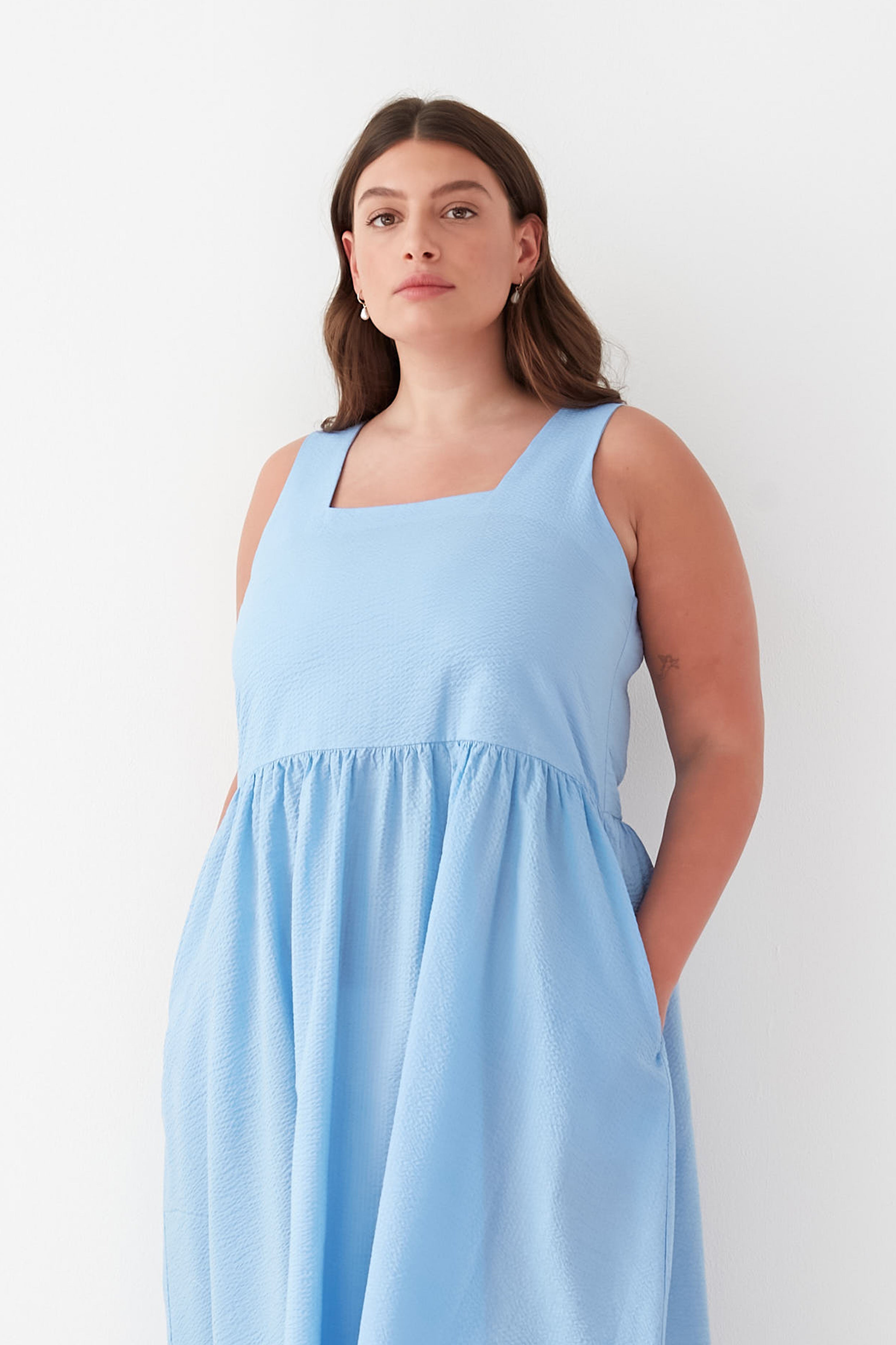 ISLA DRESS BLUE