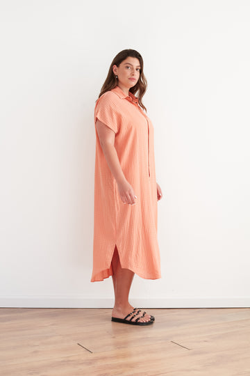 NIA DRESS CORAL