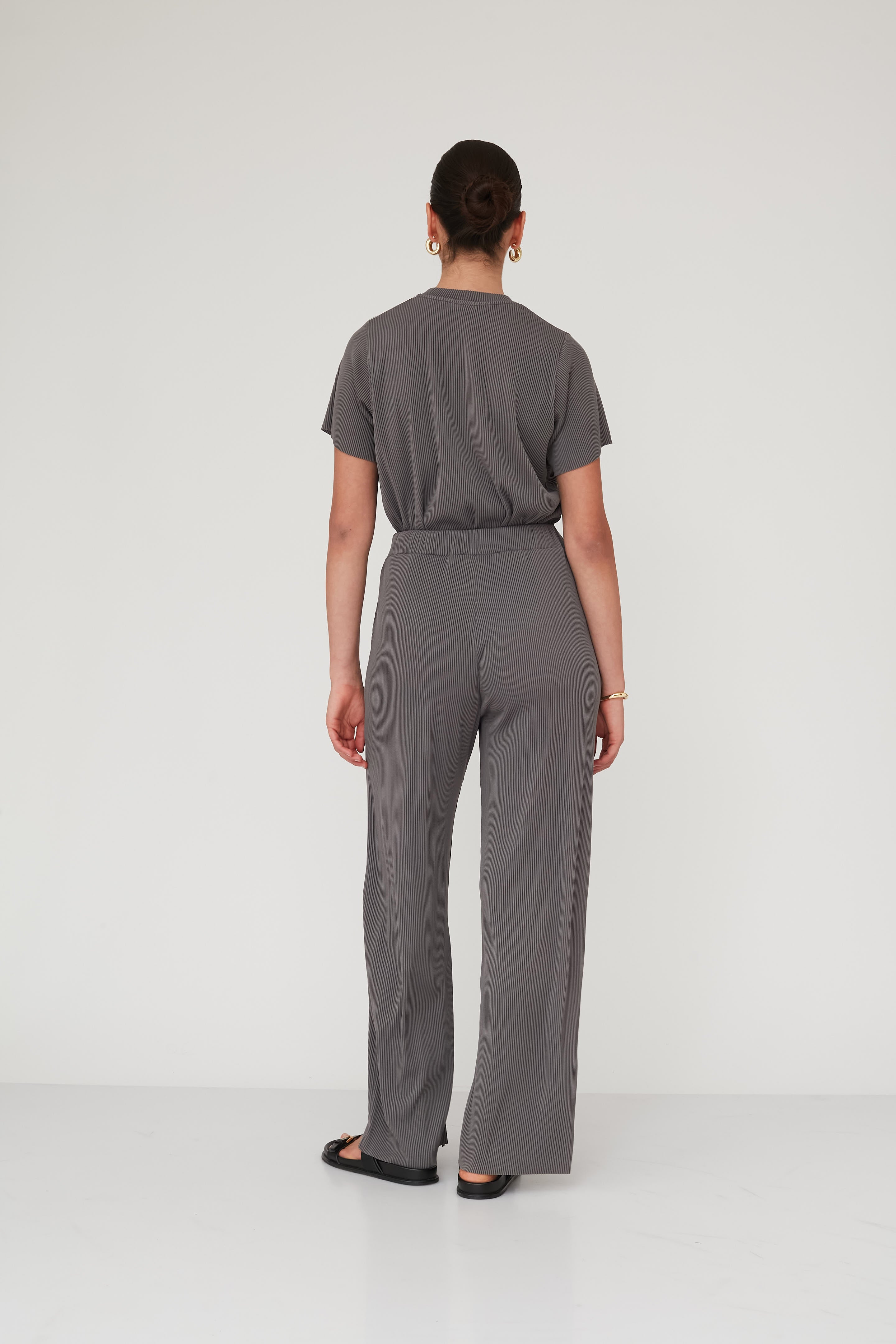 מכנס פליסה DEEP אפור