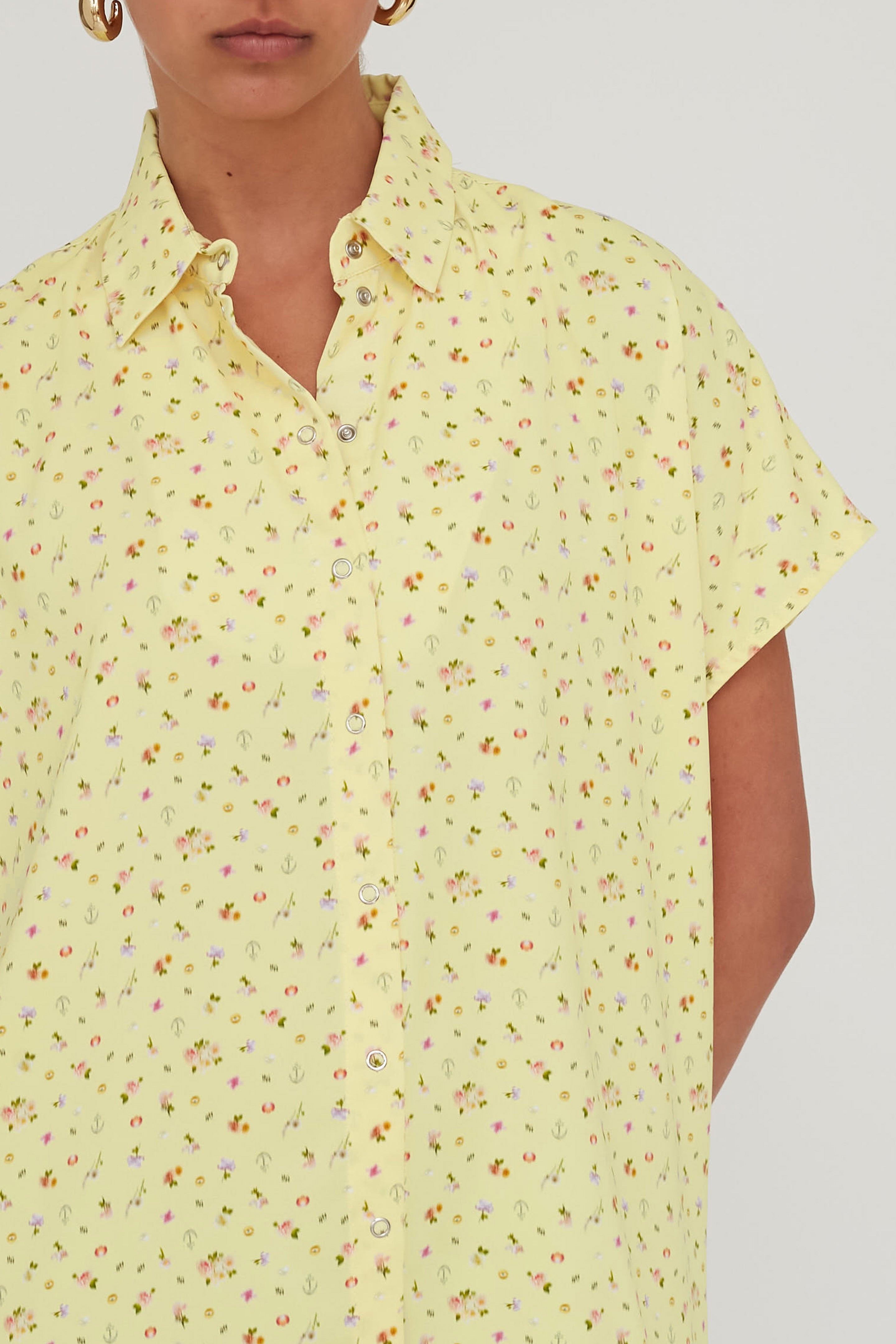 SURREAL SQ DRESS YELLOW