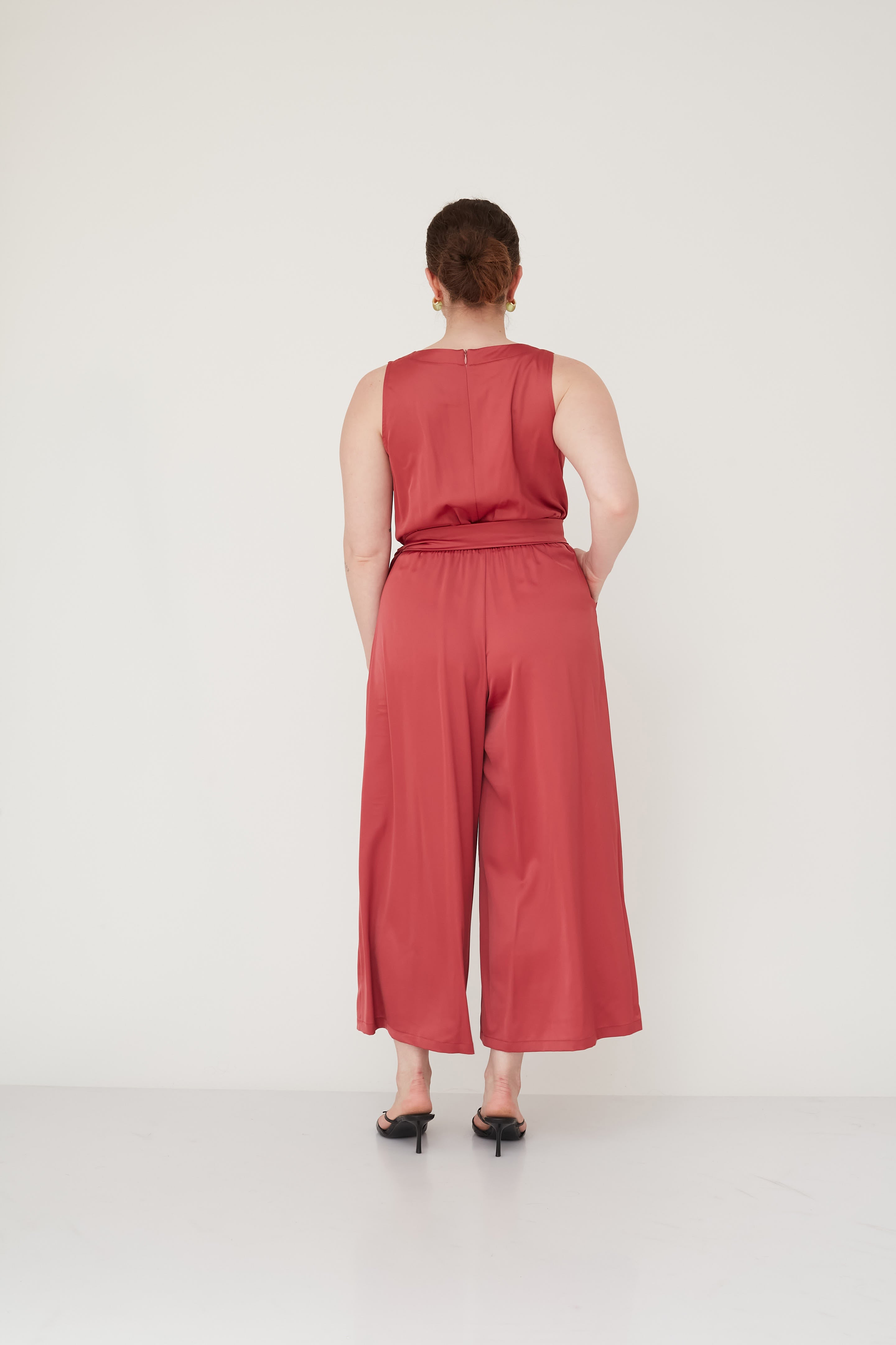 NIGHT WRAP JUMPSUIT PINK