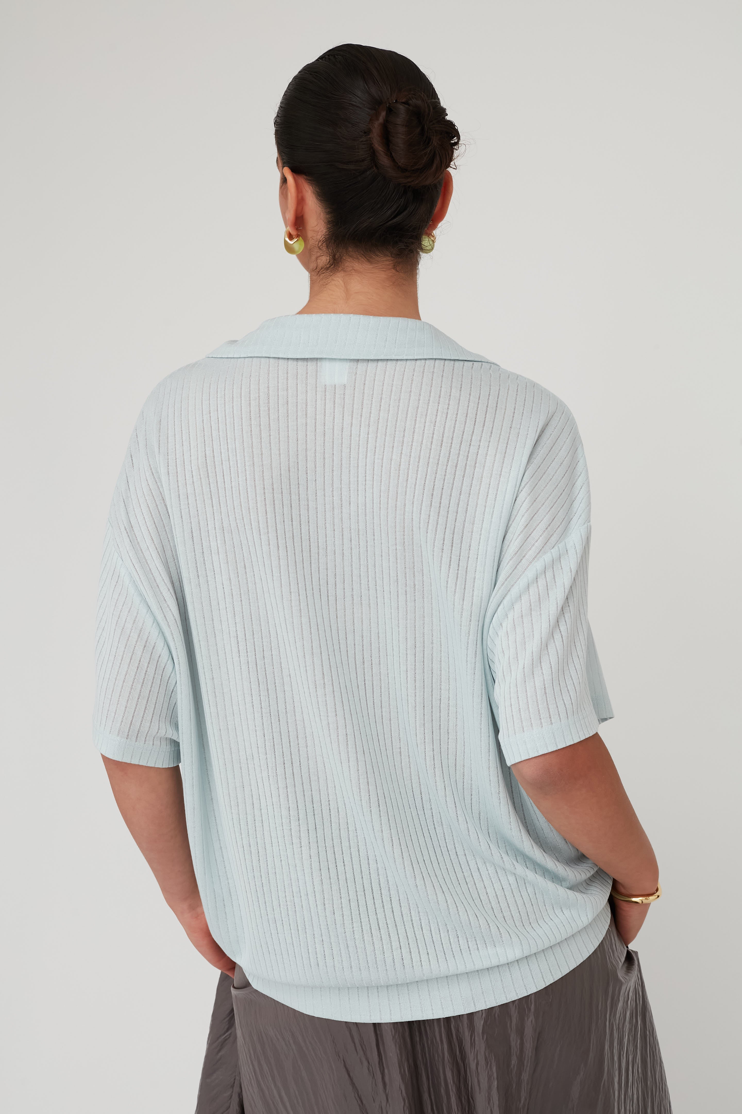 SENSE POLO TOP LIGHT BLUE