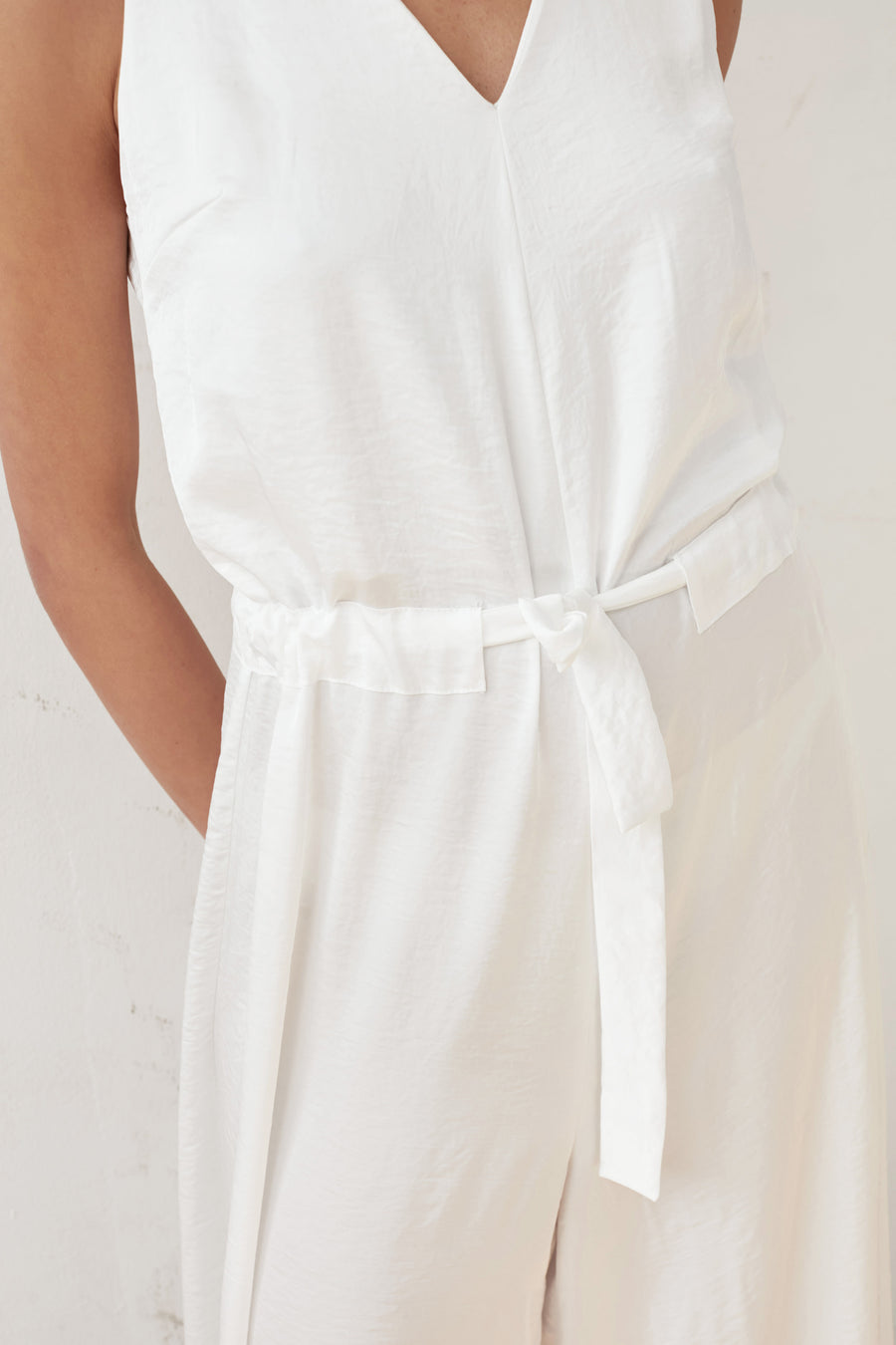 ALTO JUMPSUIT SATIN WHITE