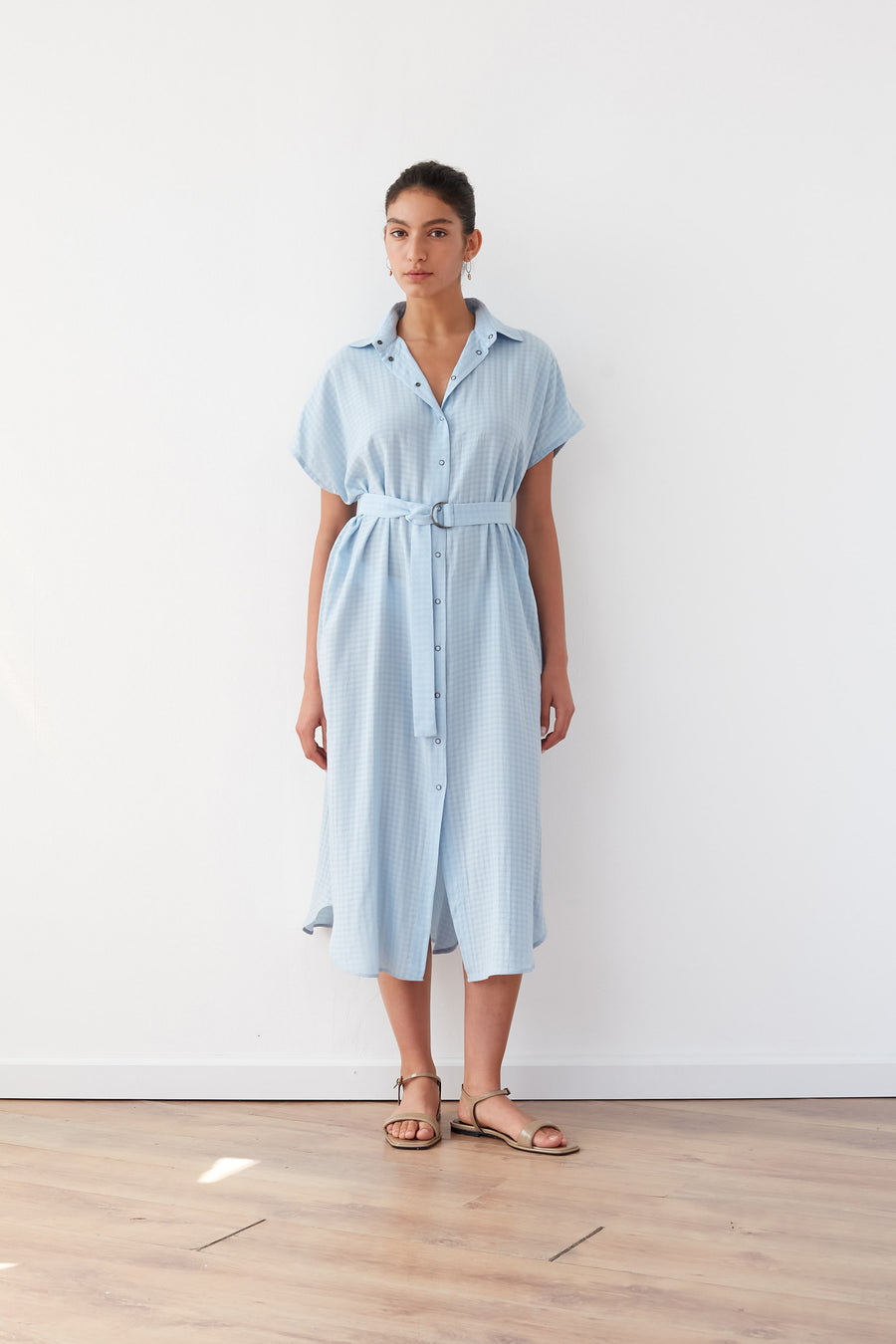 NIA DRESS LIGHT BLUE