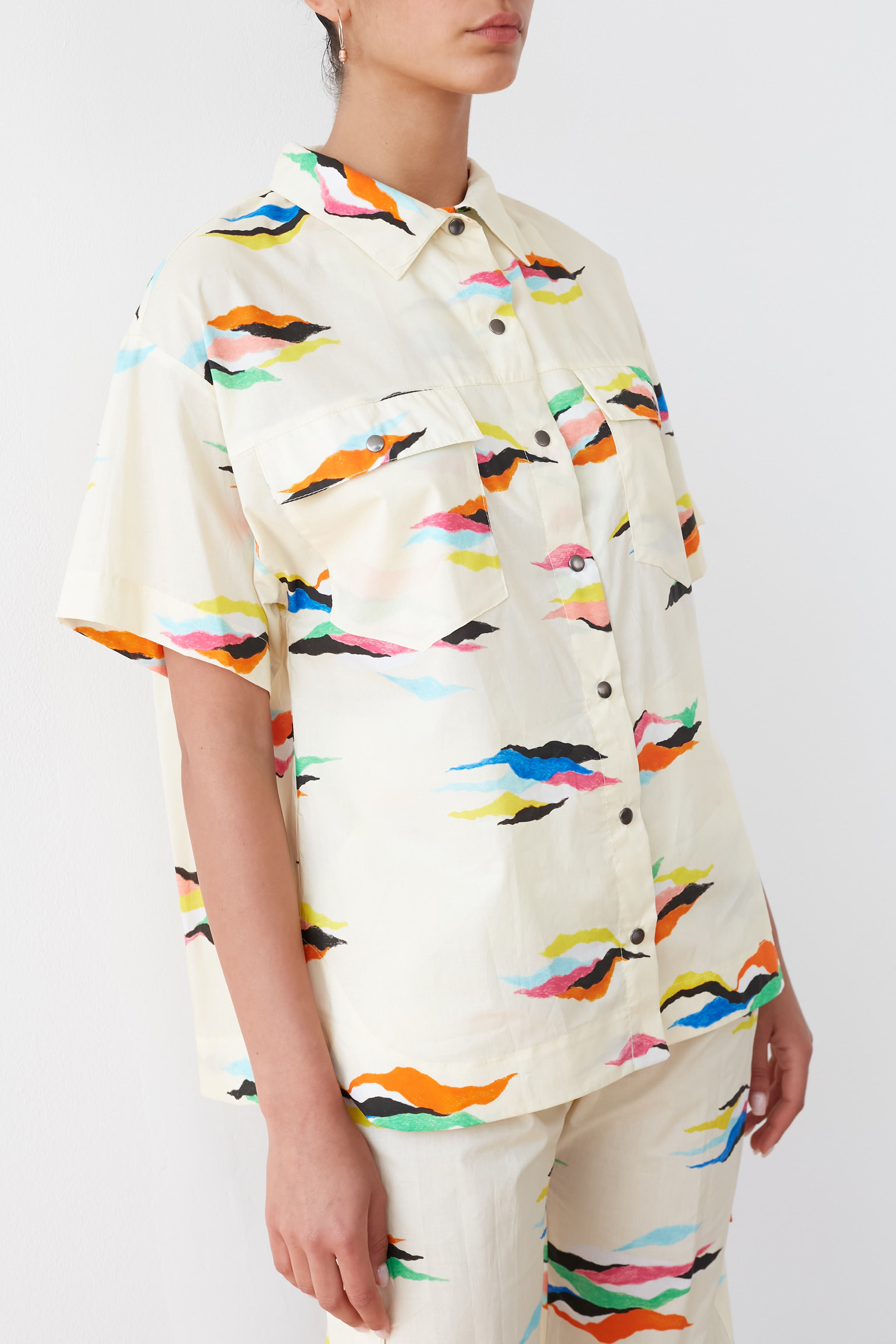 FEATHERS SHIRT VANILLA