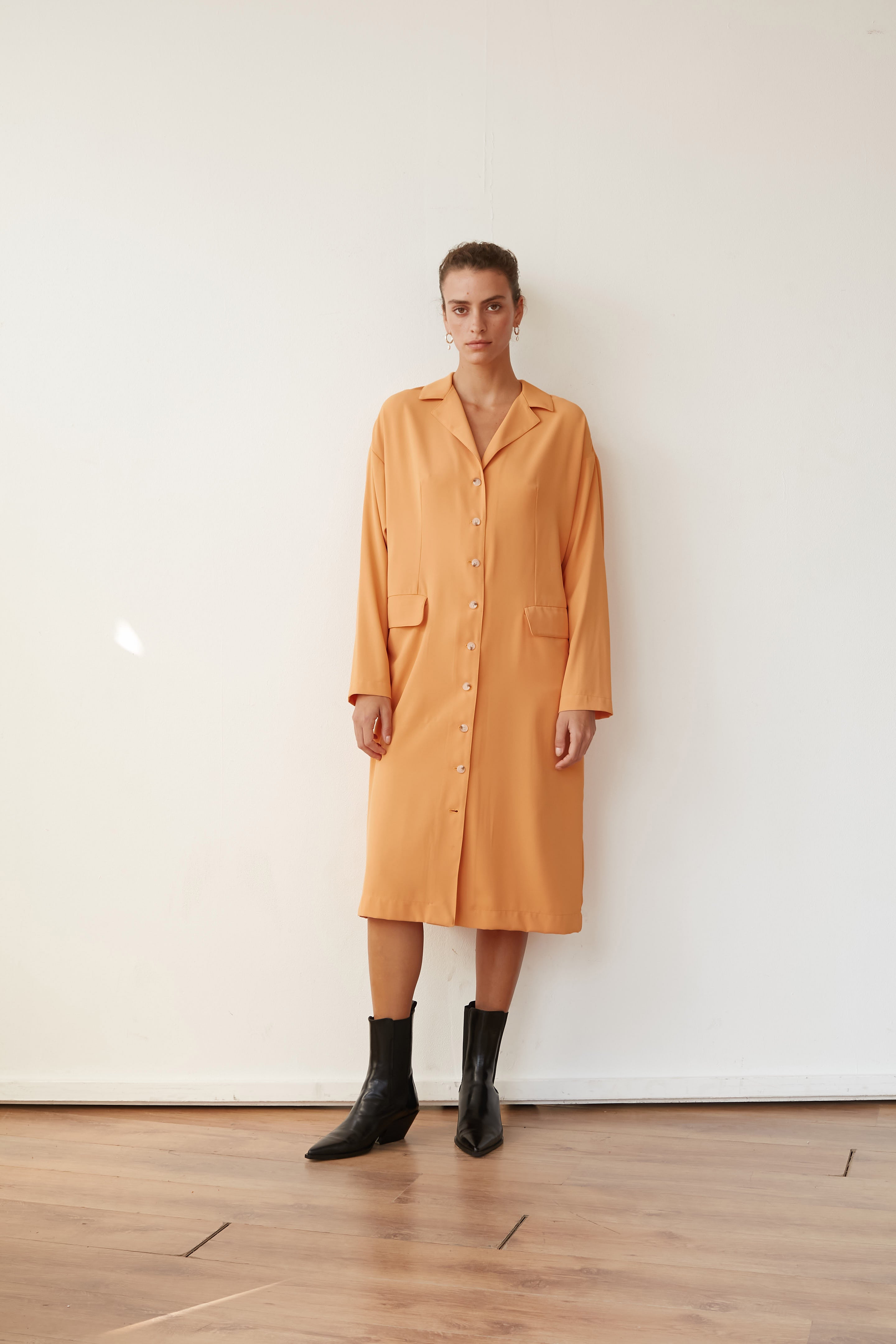 SMEE JACKET DRESS ORANGE