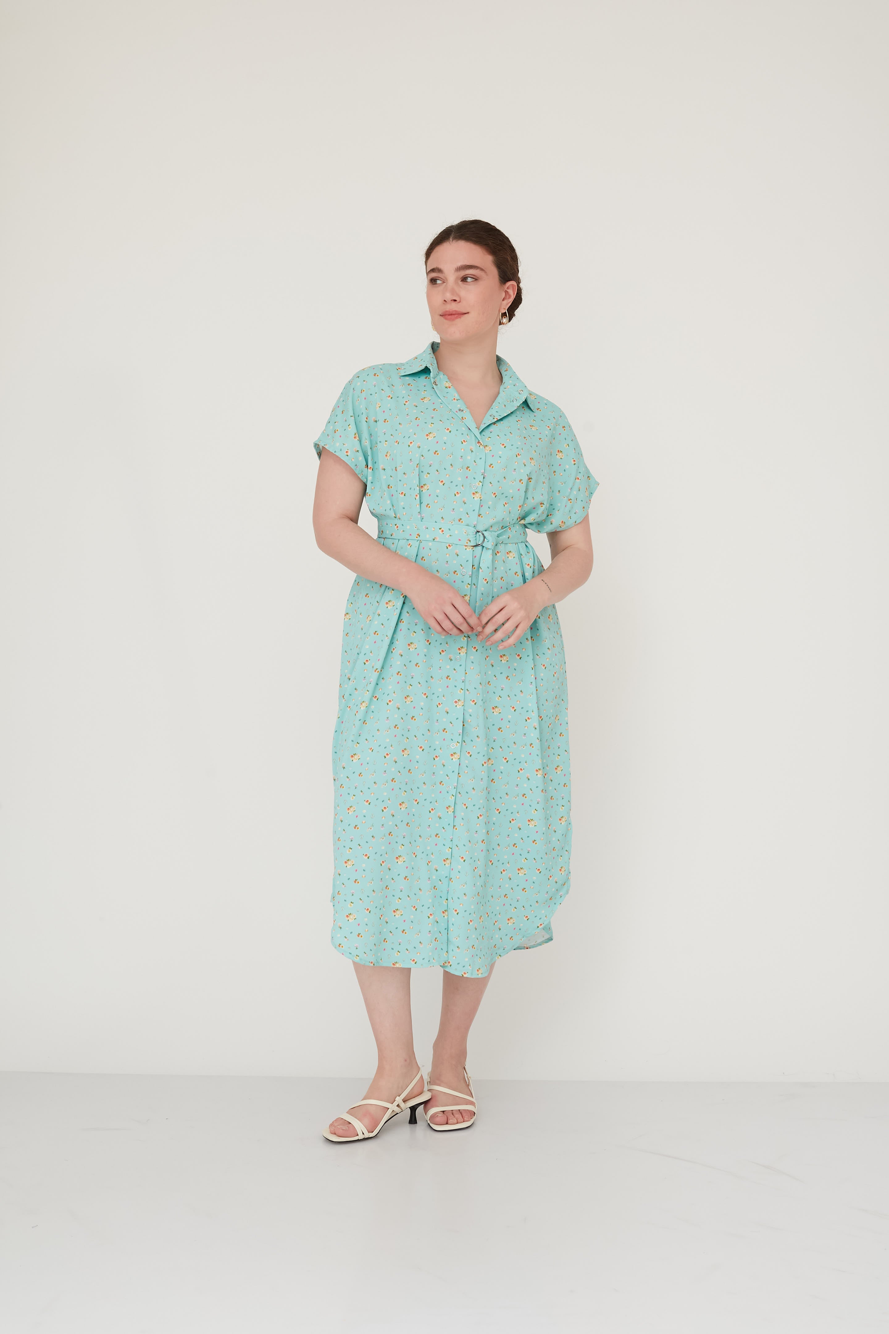 SURREAL SQ DRESS MINT