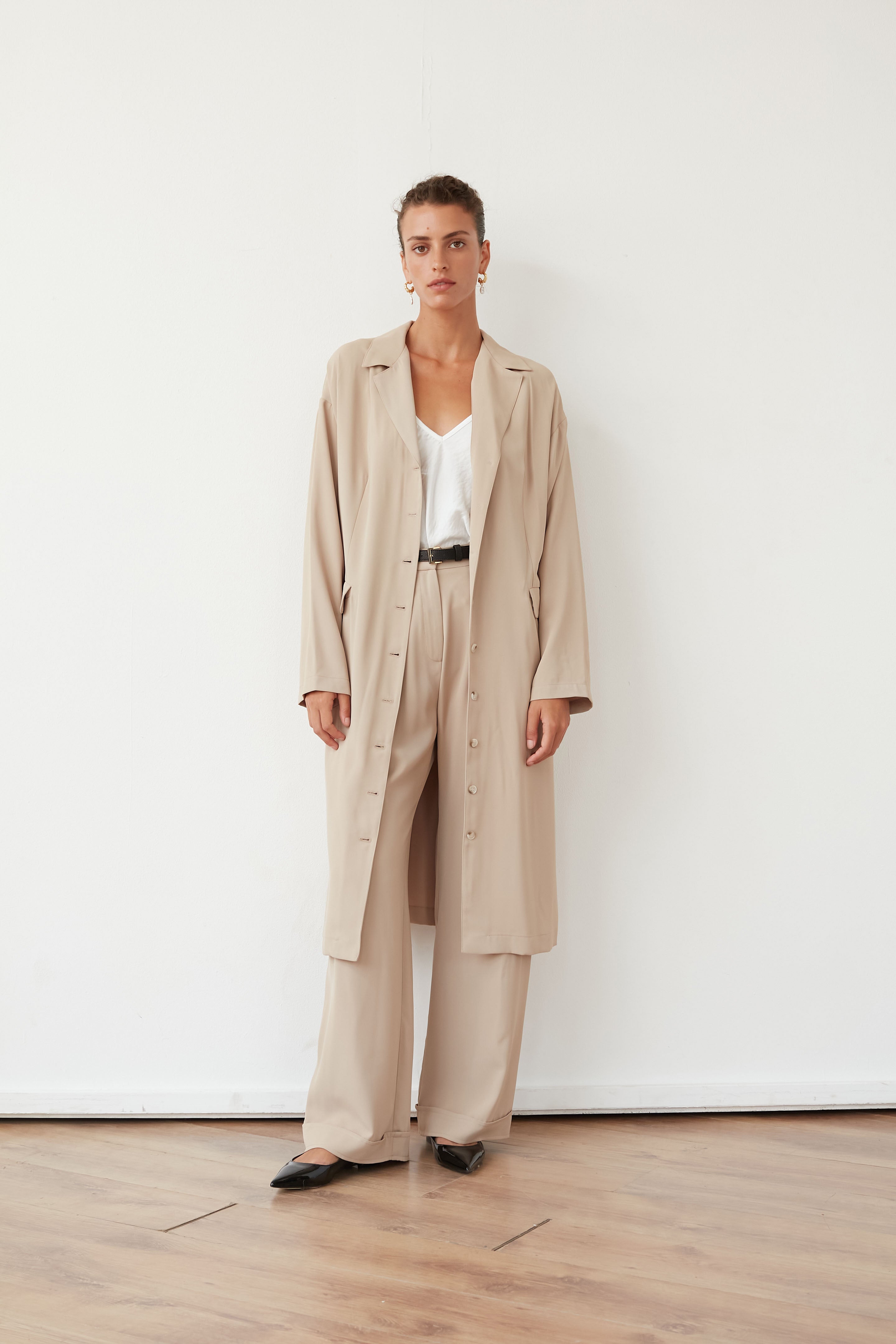 SMEE JACKET DRESS BEIGE