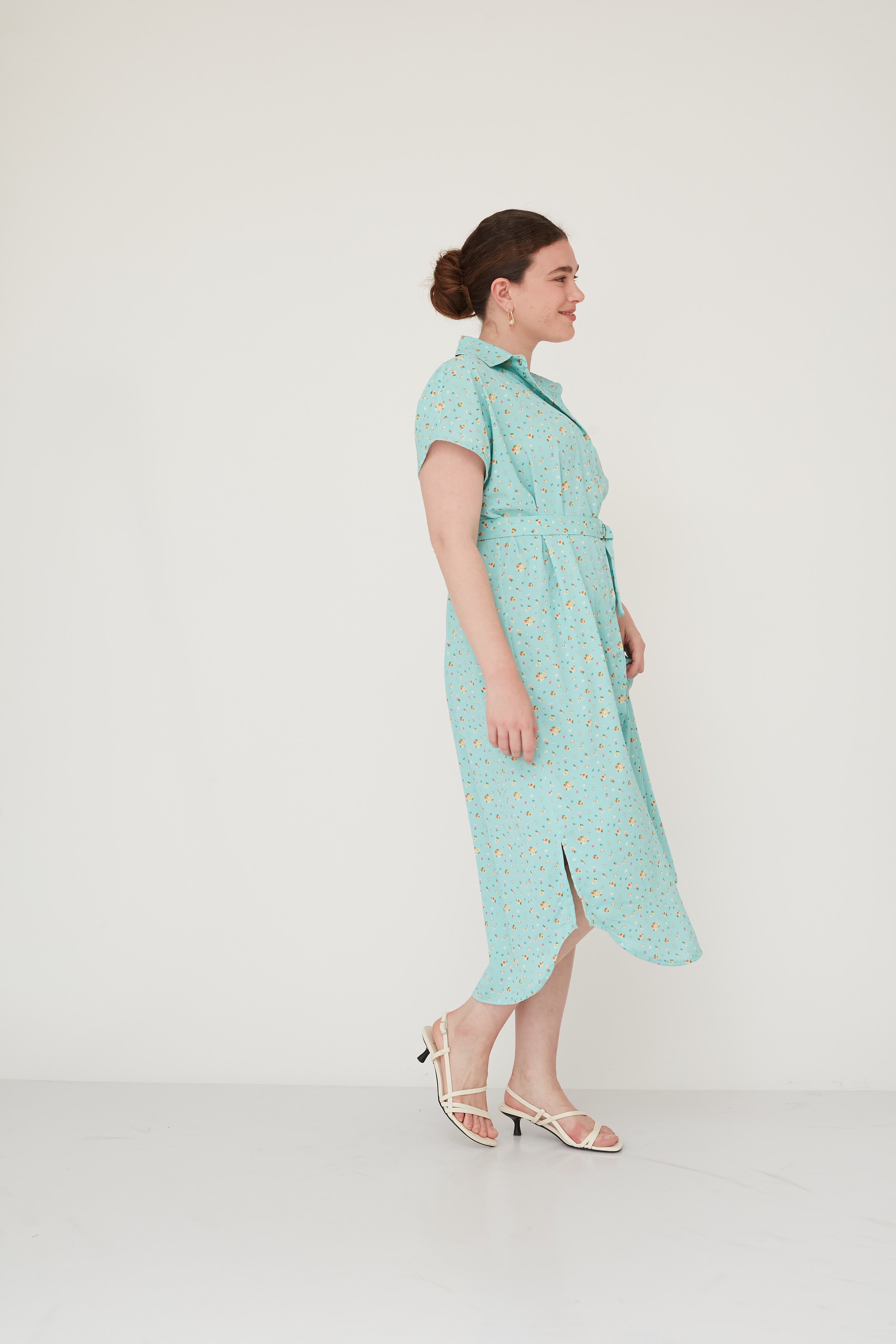 SURREAL SQ DRESS MINT