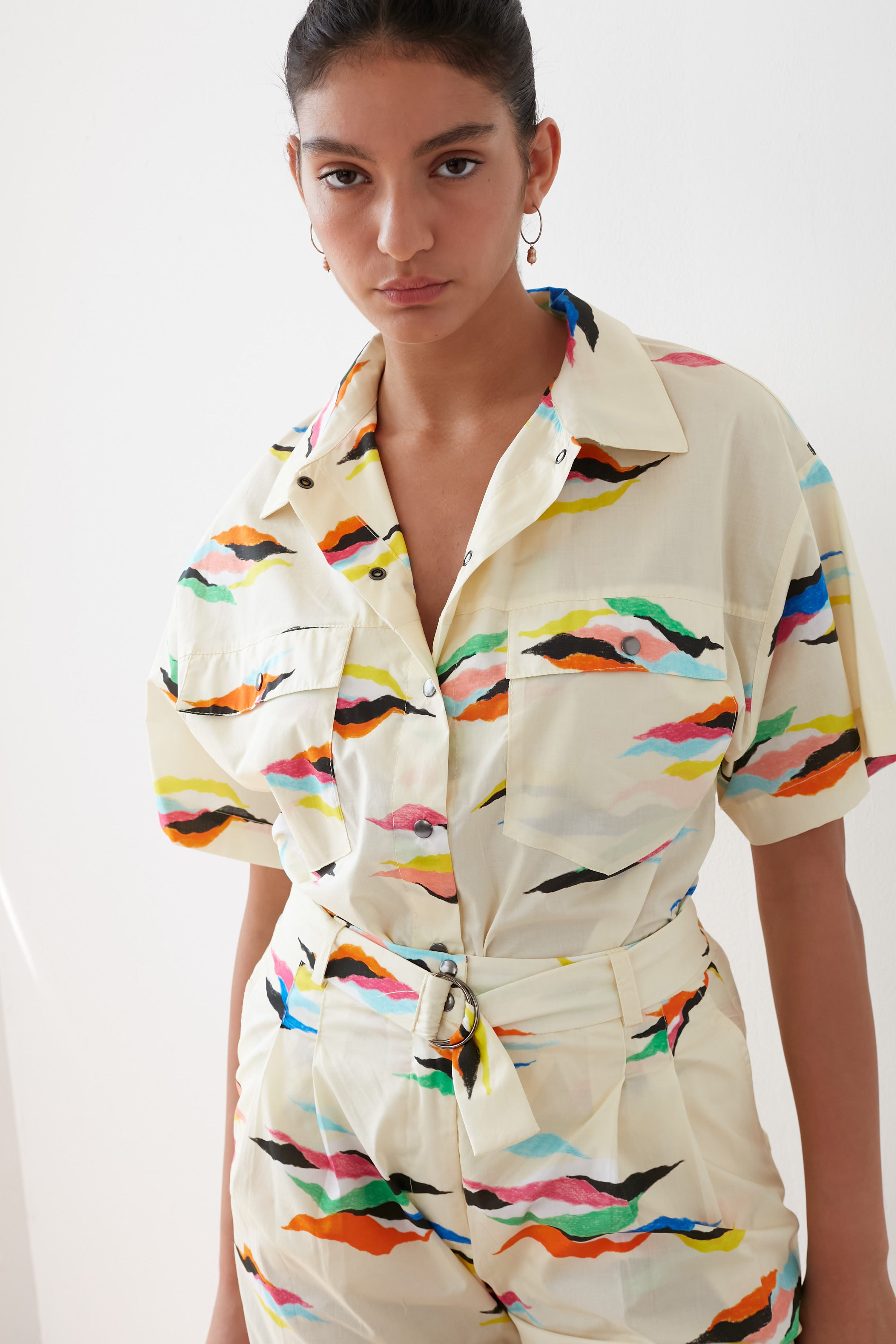 FEATHERS SHIRT VANILLA