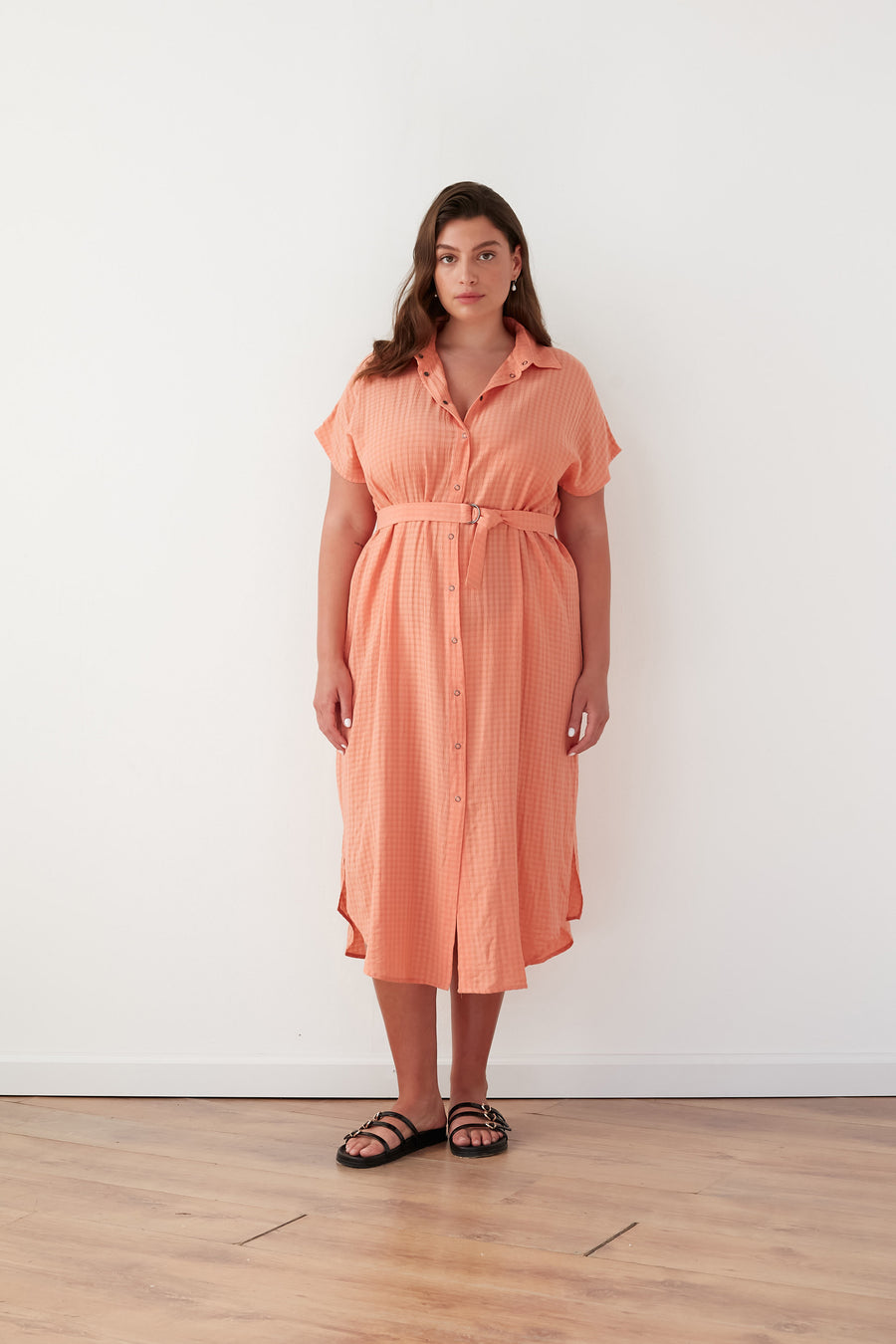 NIA DRESS CORAL