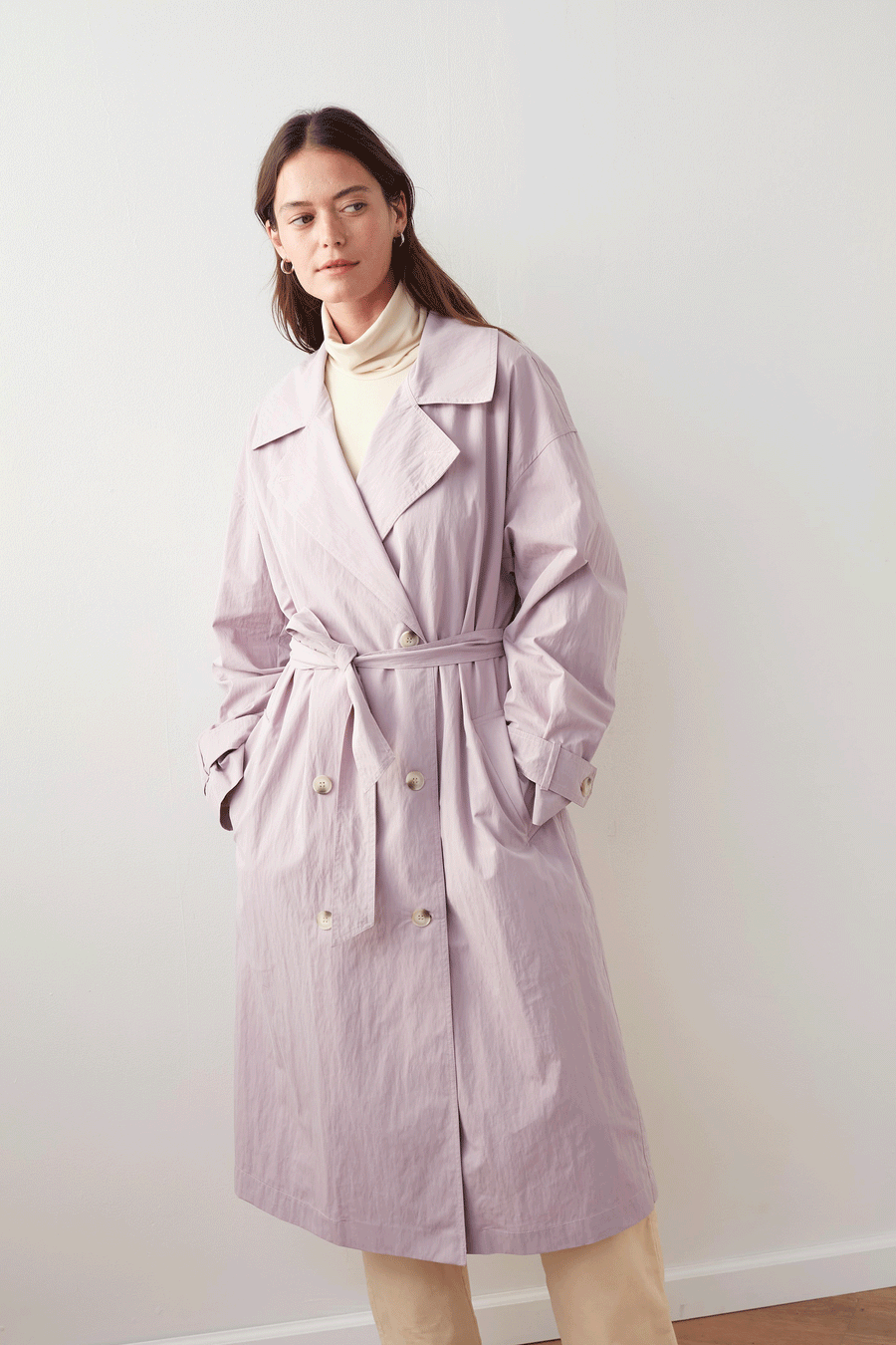 ANY-TIME TRENCH COAT PURPLE