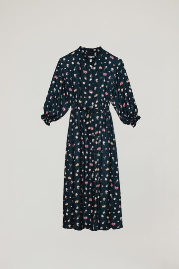 AURORA PRINTED DRESS BOTTLE GREEN