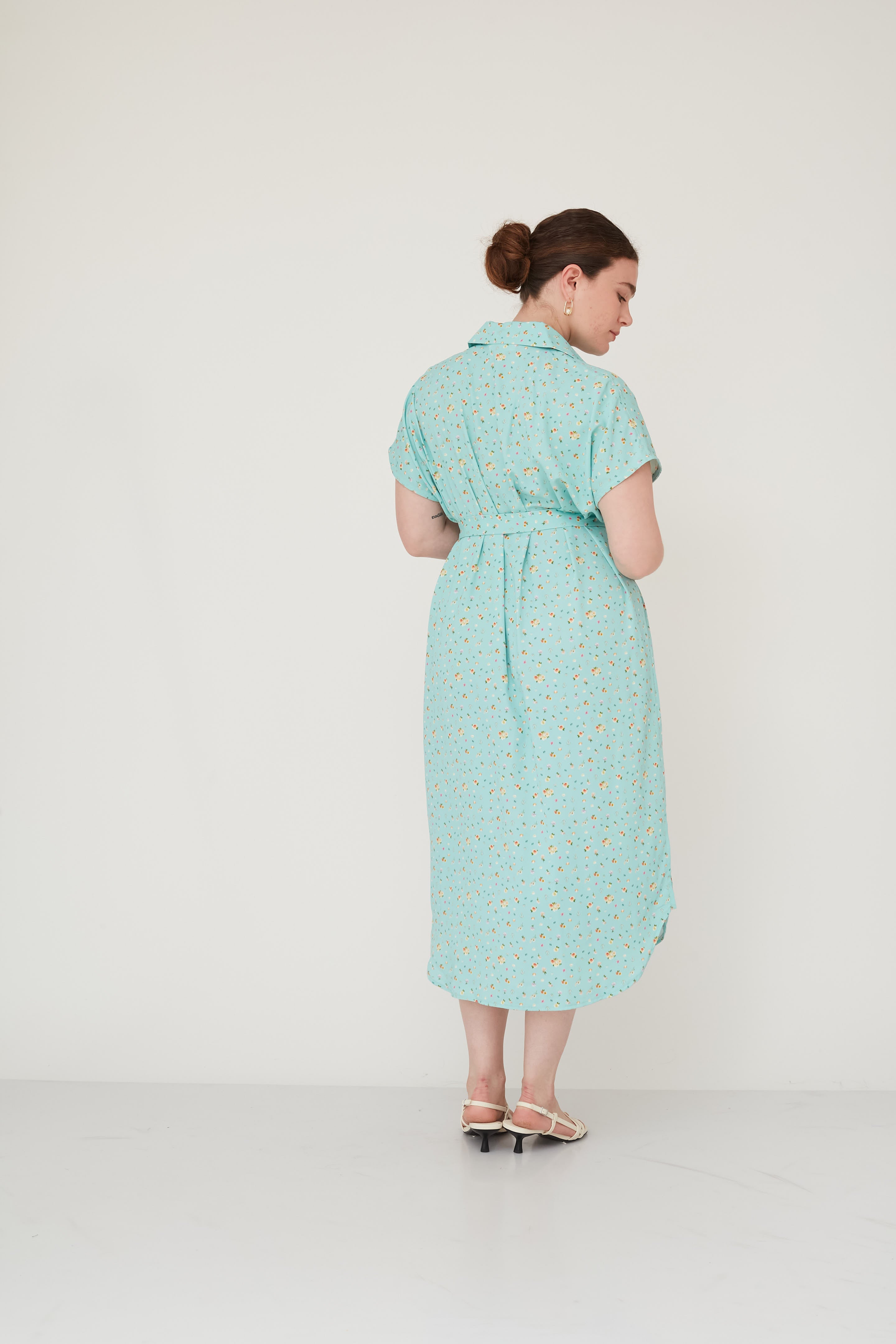 SURREAL SQ DRESS MINT