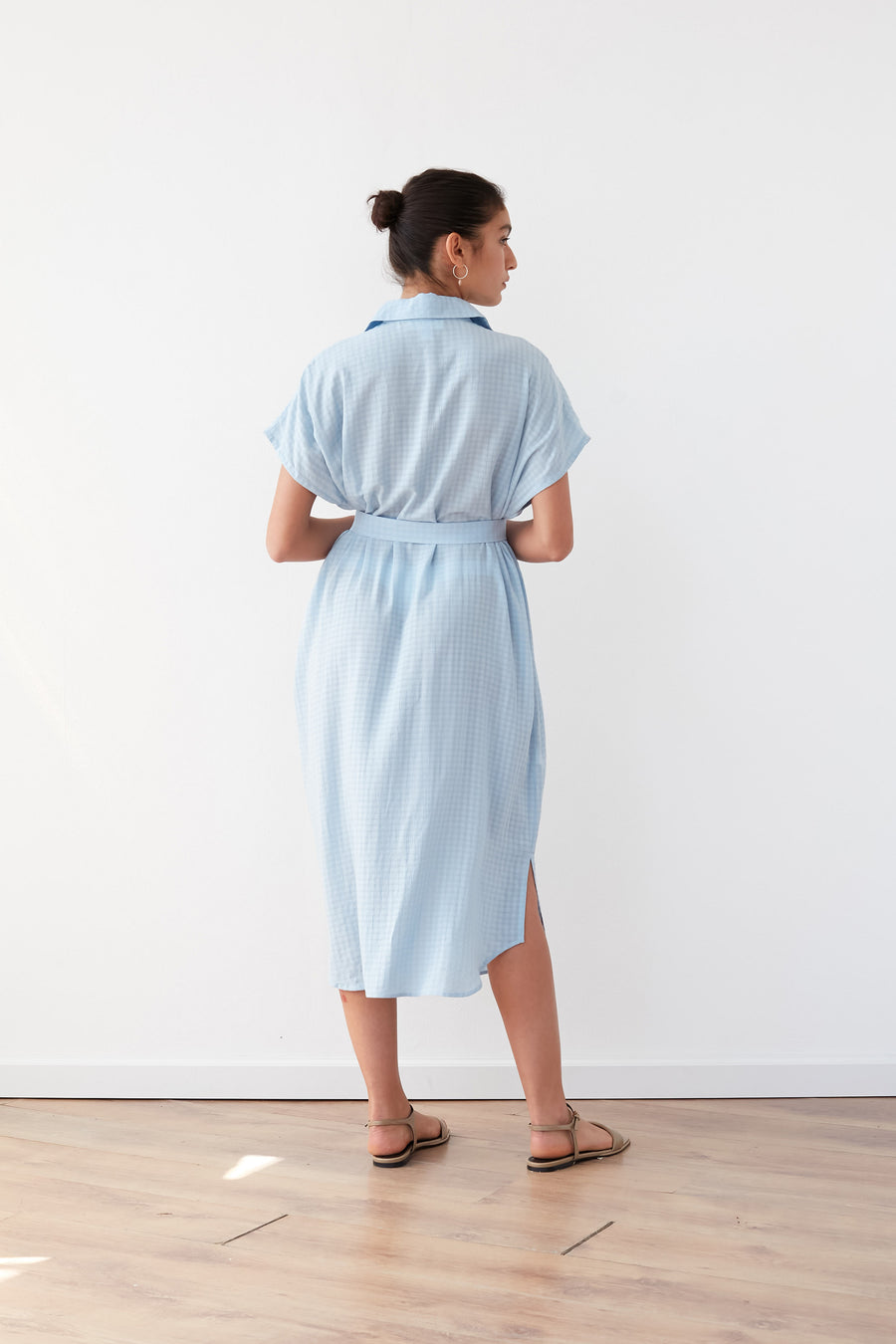 NIA DRESS LIGHT BLUE